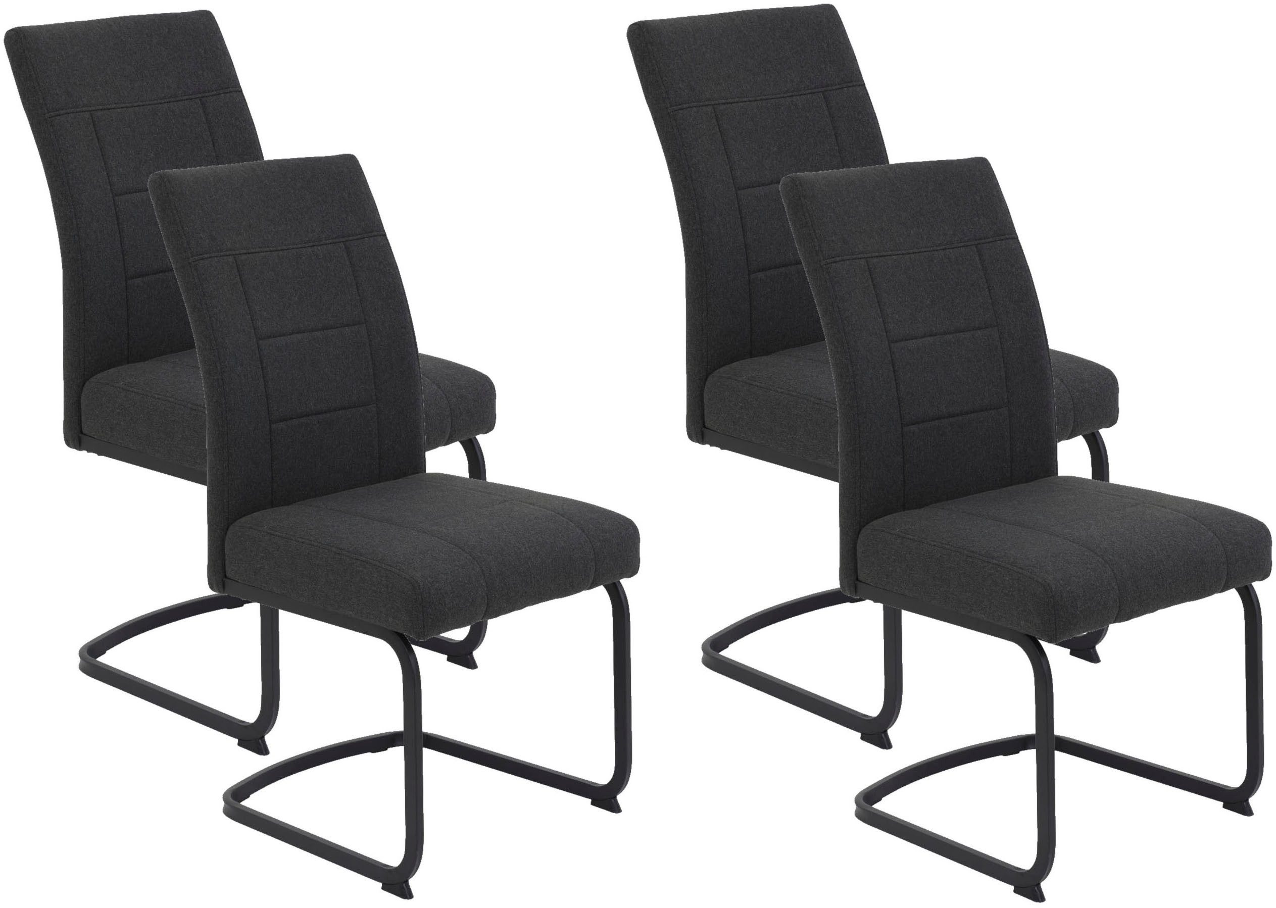 HELA Freischwinger BRINDISI, Esszimmerstuhl (Set, 4 St), XL-Sitz,Federkorb, günstig online kaufen