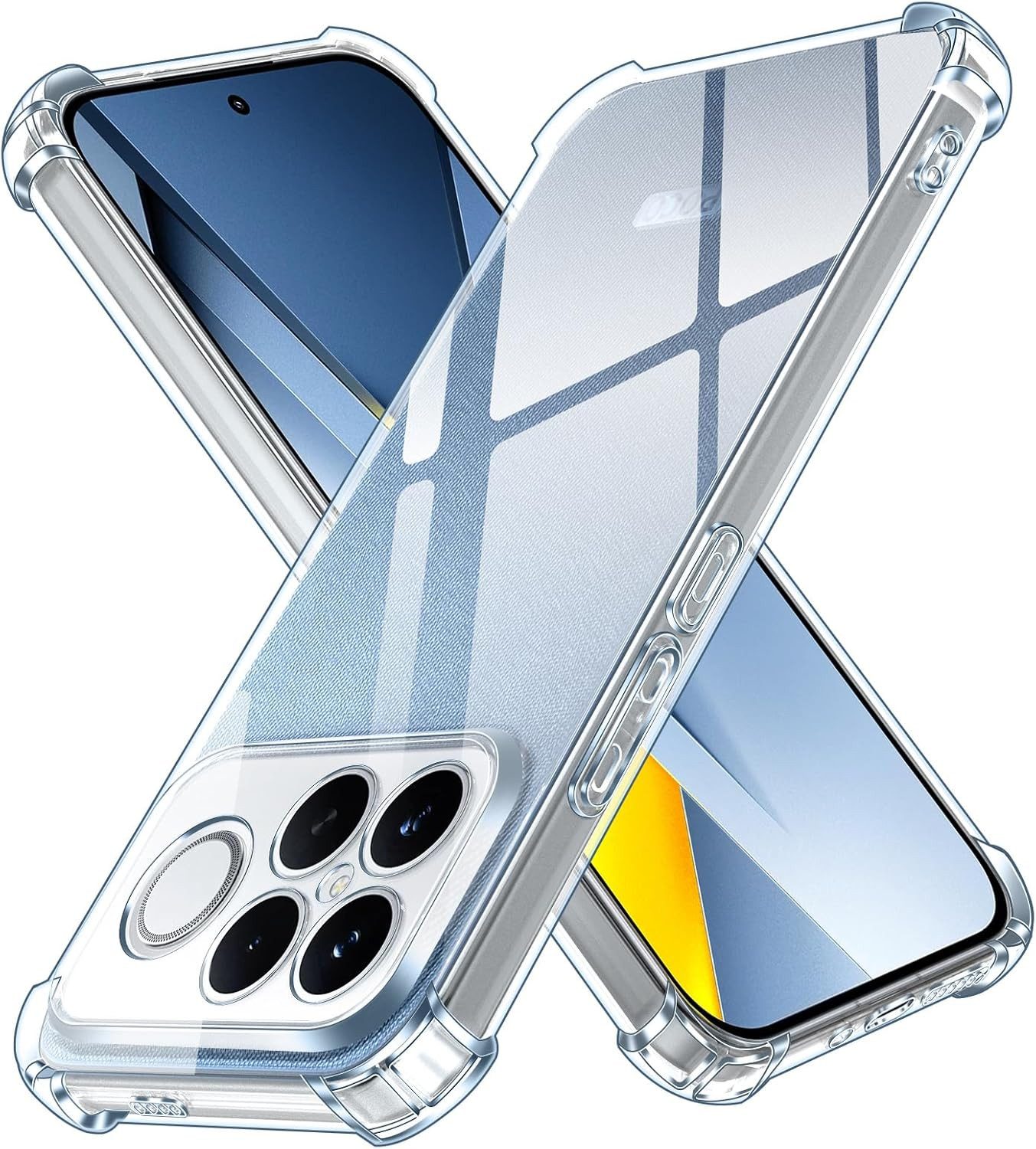 Widmann-Shop Smartphone-Hülle Poco F8 Pro Poco F8 Ultra Case Hülle Transparent Cover Hülle Handy