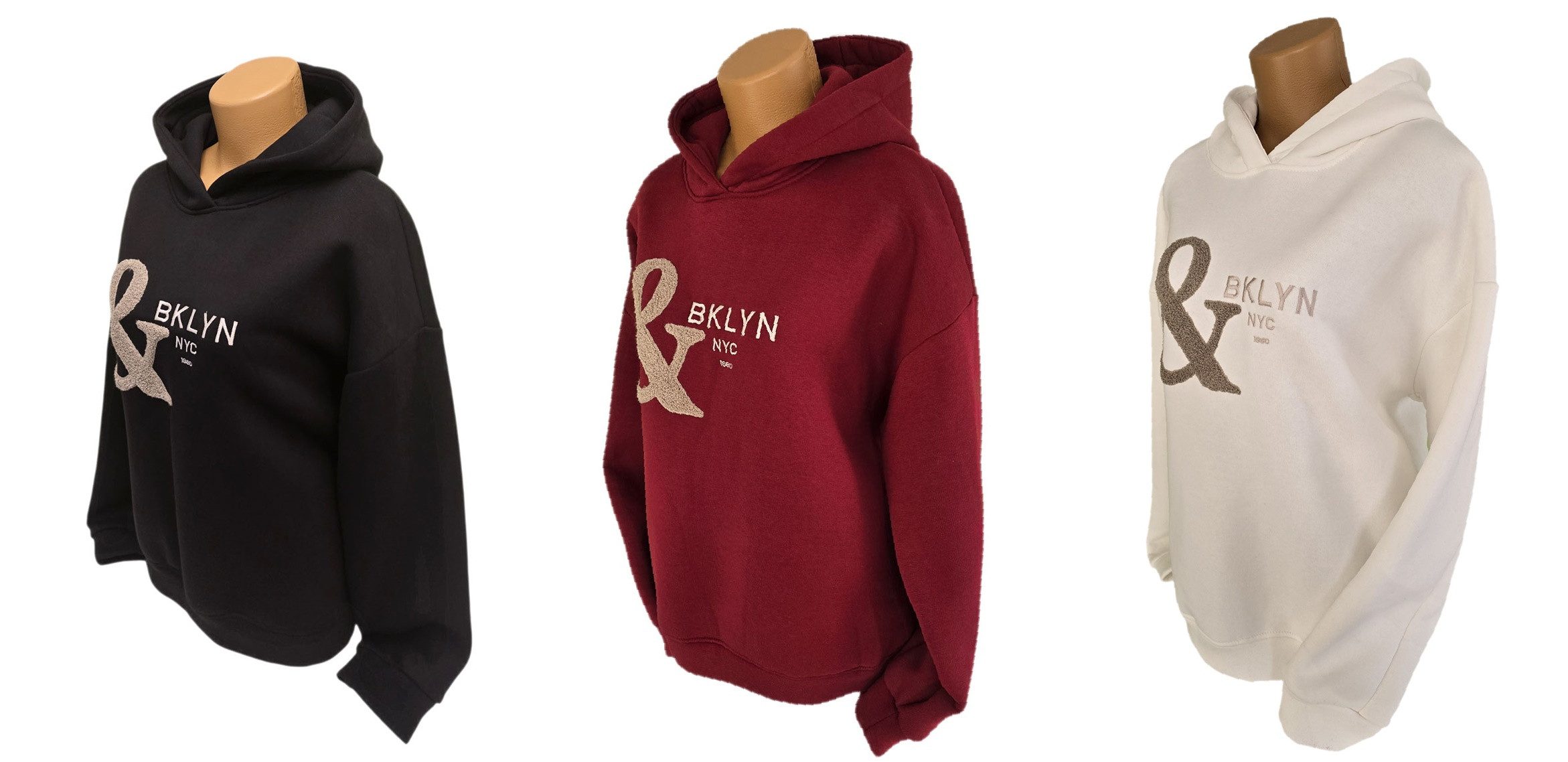 Mooij Fashion Hoodie Damen Sweatshirt Pullover kuschelig warm in verschiedenen Farben