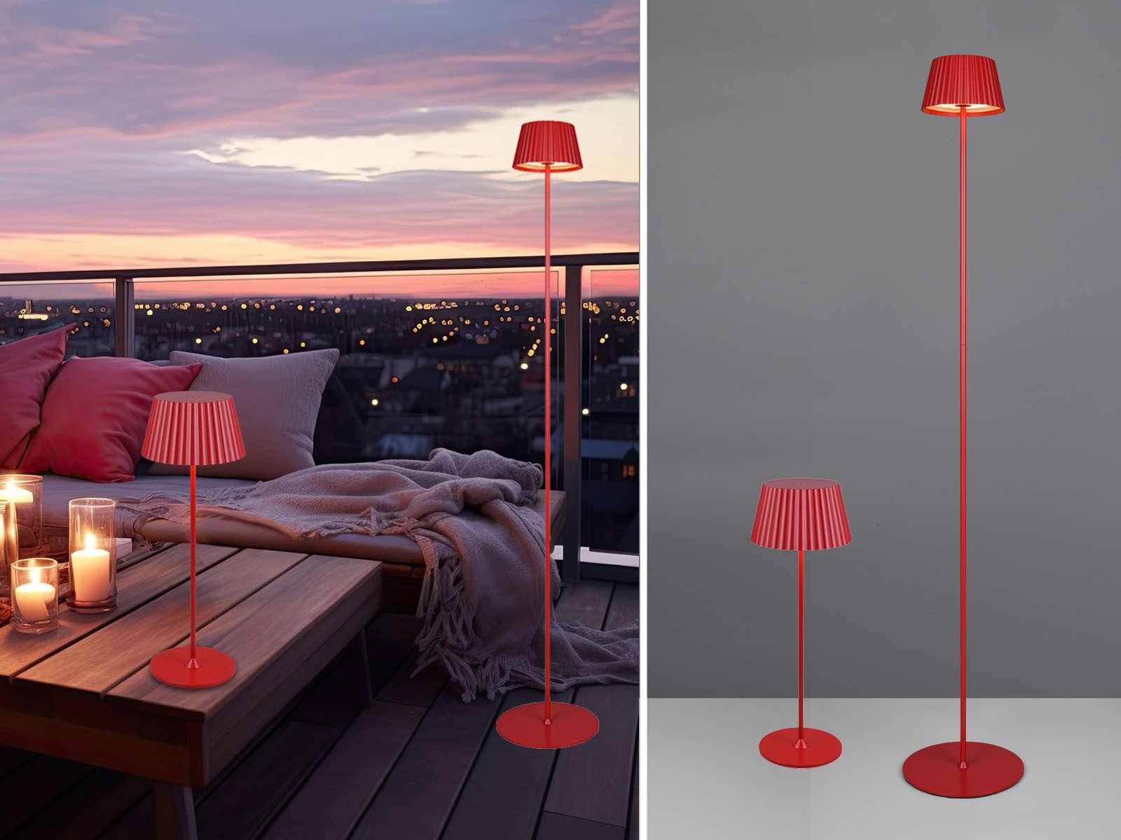 Reality Leuchten LED Außen-Stehlampe, Dimmfunktion, LED günstig online kaufen
