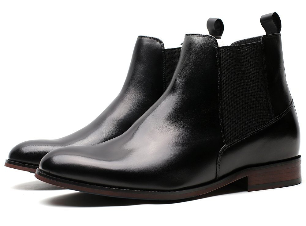Mario Moronti Modena schwarz Chelseaboots + 7,0 cm größer, Schuhe mit  Erhöhung, zeitloser Stil
