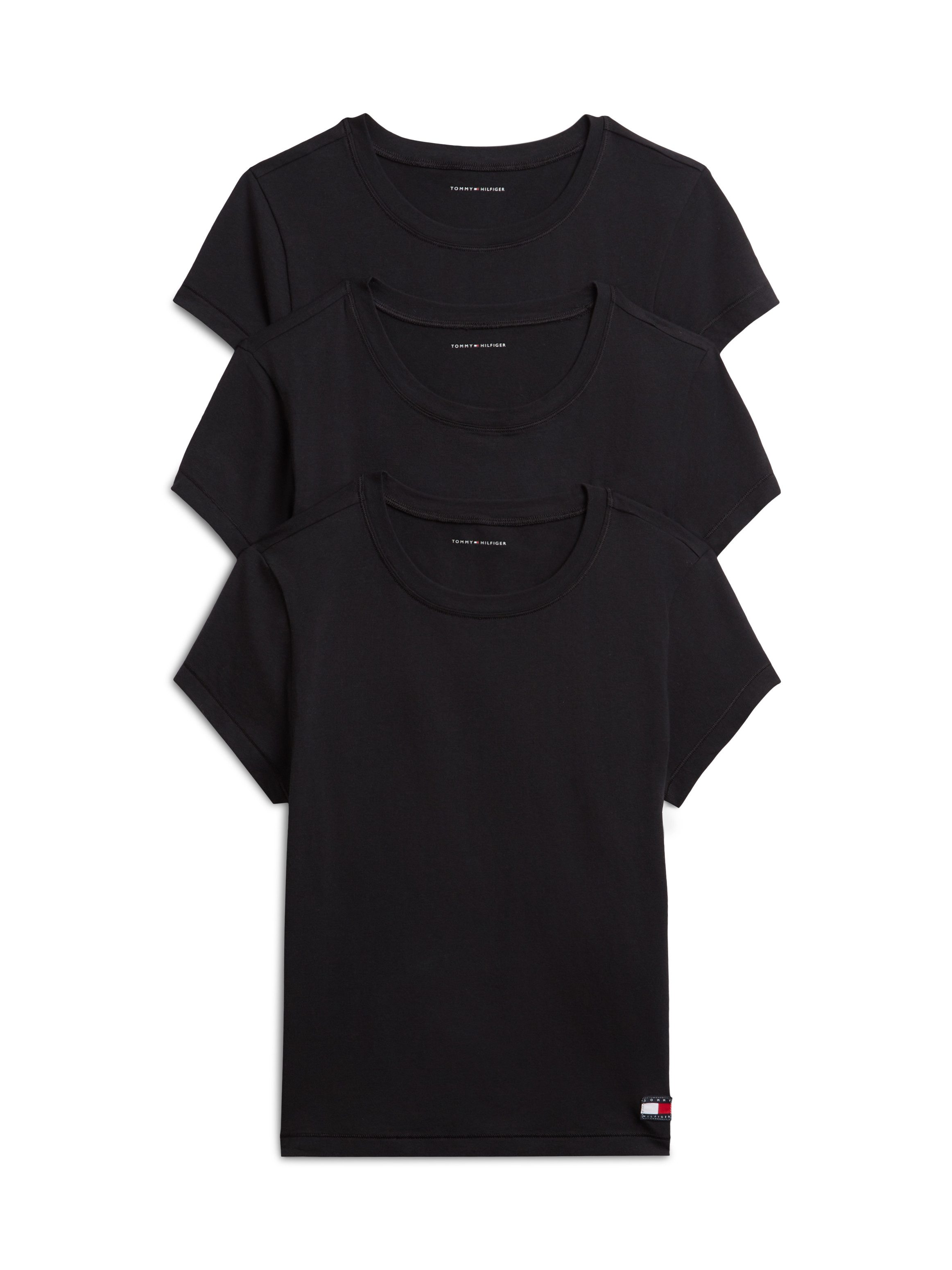 Tommy Hilfiger Underwear T-Shirt 3 PACK SS T-SHIRT (Packung, 3-tlg) mit Label-Aufnäher
