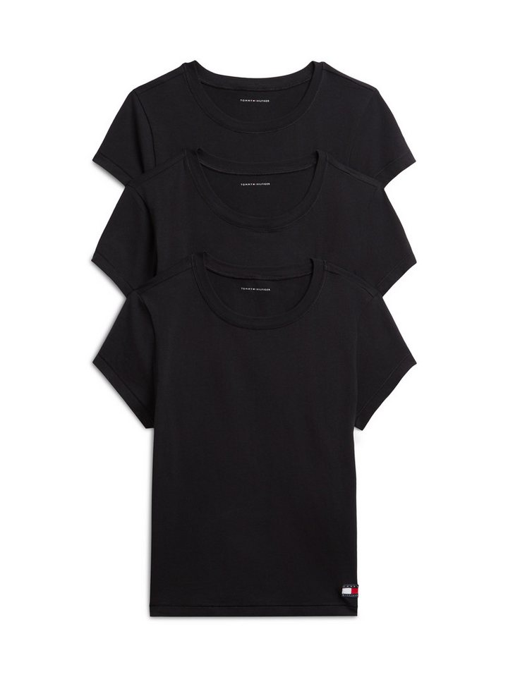 Tommy Hilfiger Underwear T-Shirt 3 PACK SS T-SHIRT (Packung, 3-tlg) mit Label-Aufnäher