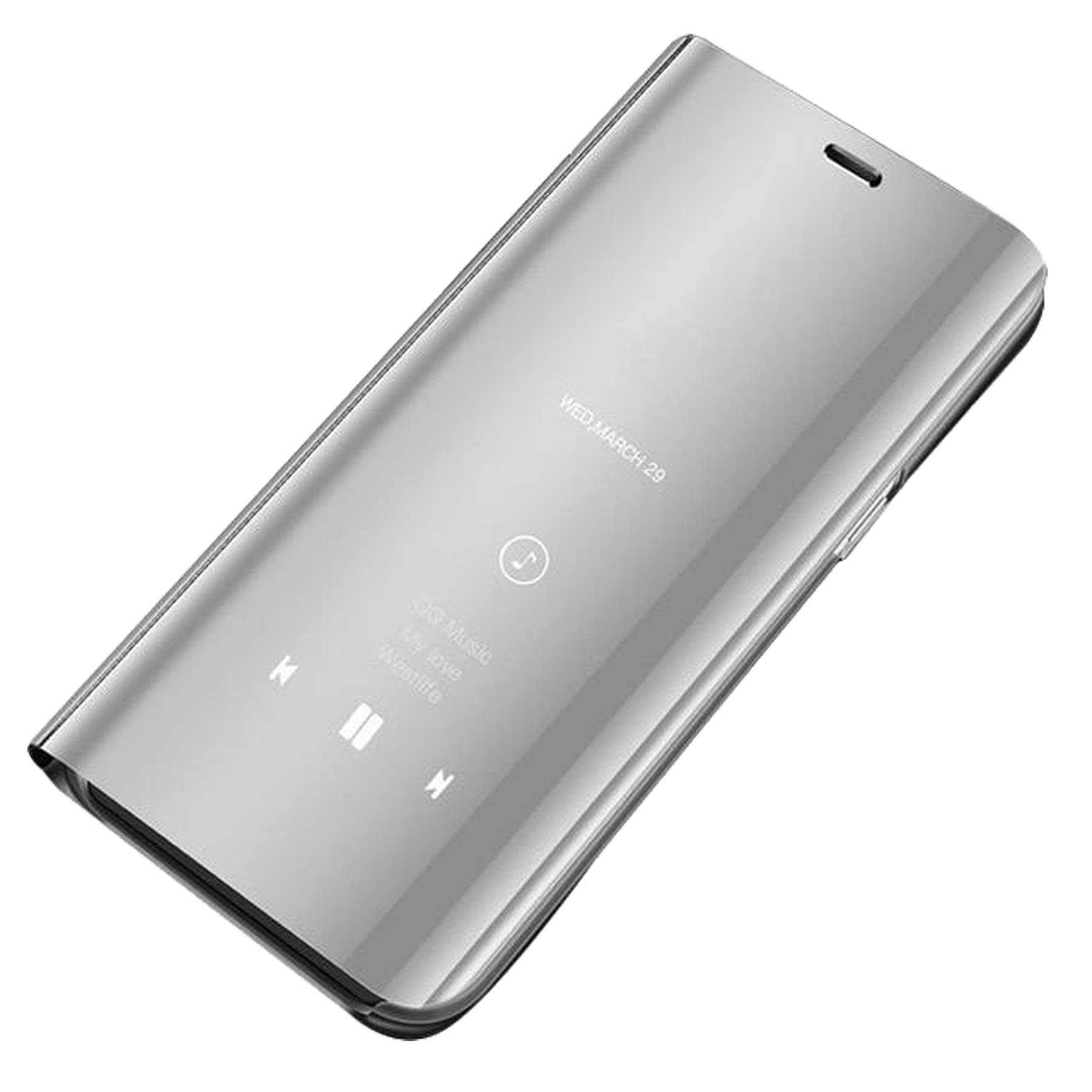Handyhülle cofi1453® Smart View Spiegel Mirror Smart Cover