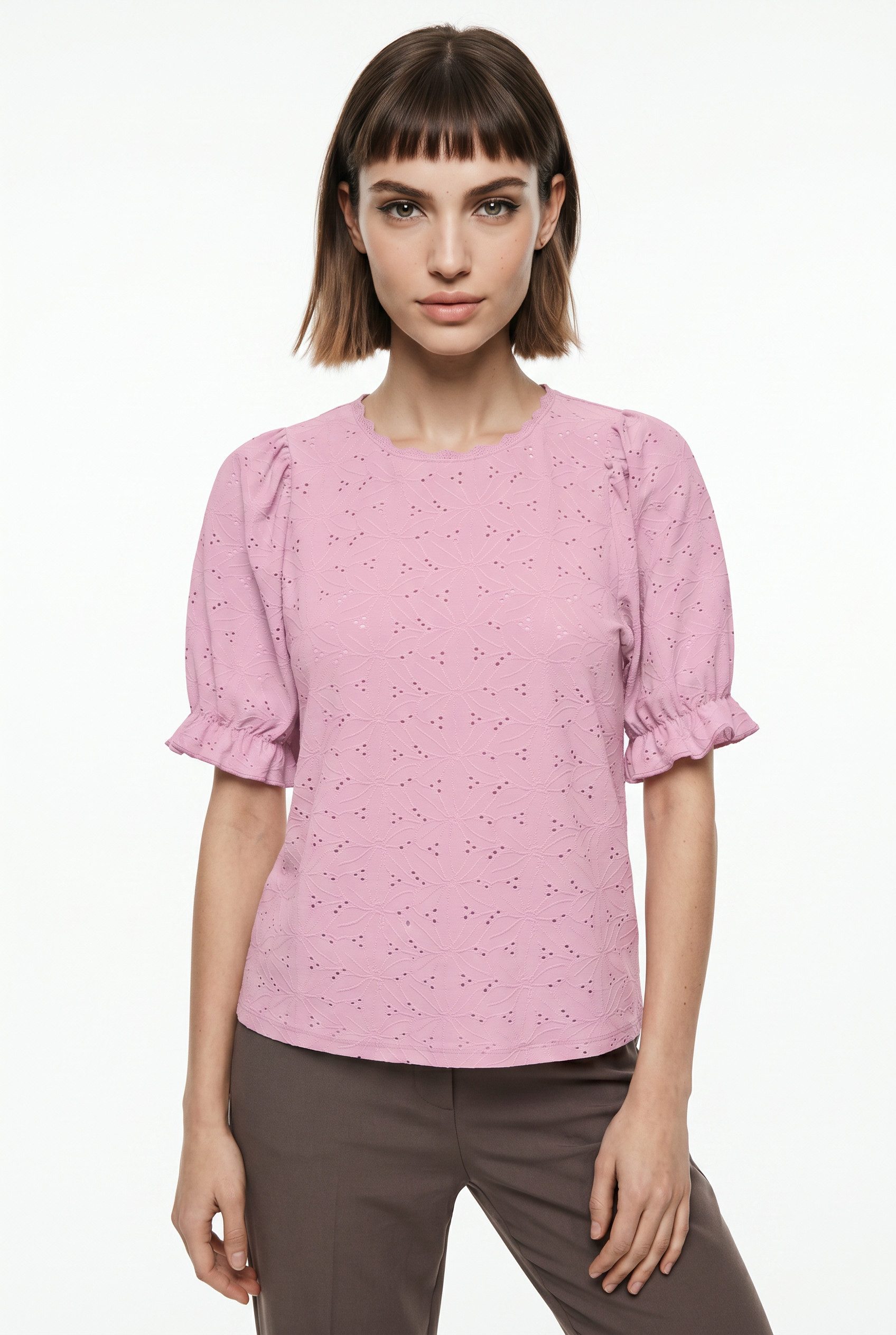 ONLY Kurzarmshirt ONLNEW SMILLA LIFE S/S PUFF TOP JRS