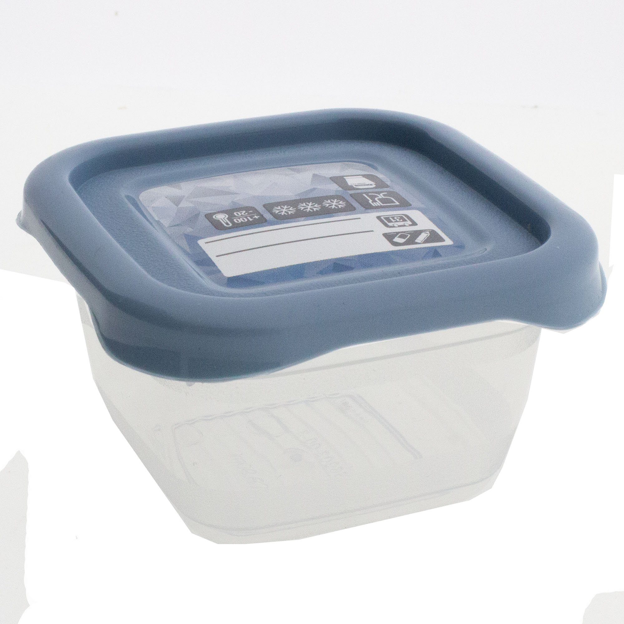 Annastore Frischhaltedose Gefrierdosen zum Einfrieren von -40 °C bis zum Erhitzen auf +95 °C, (BPA-freier Kunststoff, Tiefkühldosen luftdicht, Gefrierdosen luftdicht, 12-tlg), Vorratsdosen zum Einfrieren, Frischhaltedose Blau