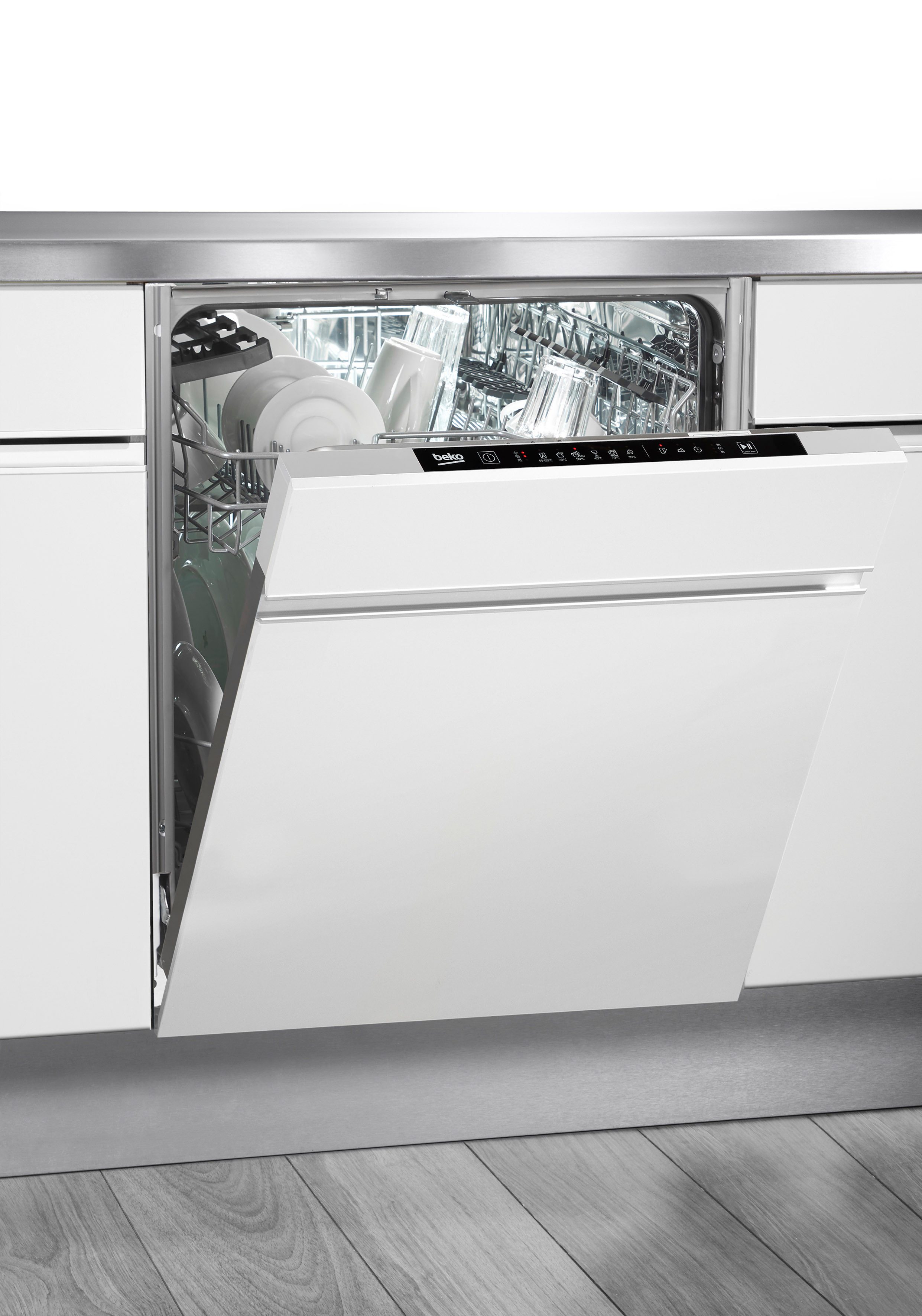 BEKO vollintegrierbarer Geschirrspüler BDIN16440, 14 Maßgedecke, TrayWash – Intensivreinigung für 3 Backbleche in einem Durchgang – Bild 4 von 5