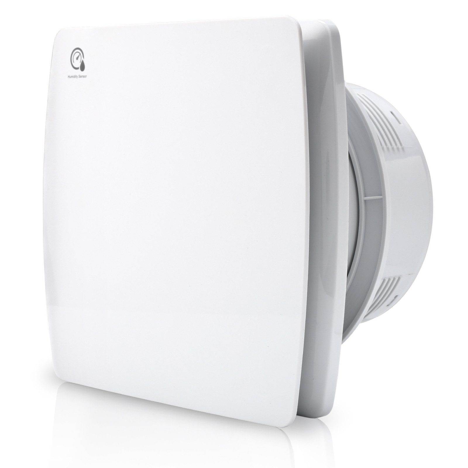 Clanmacy Wandventilator Badlüfter mit Feuchtsensor und Nachlauf und Timer 100/150mm