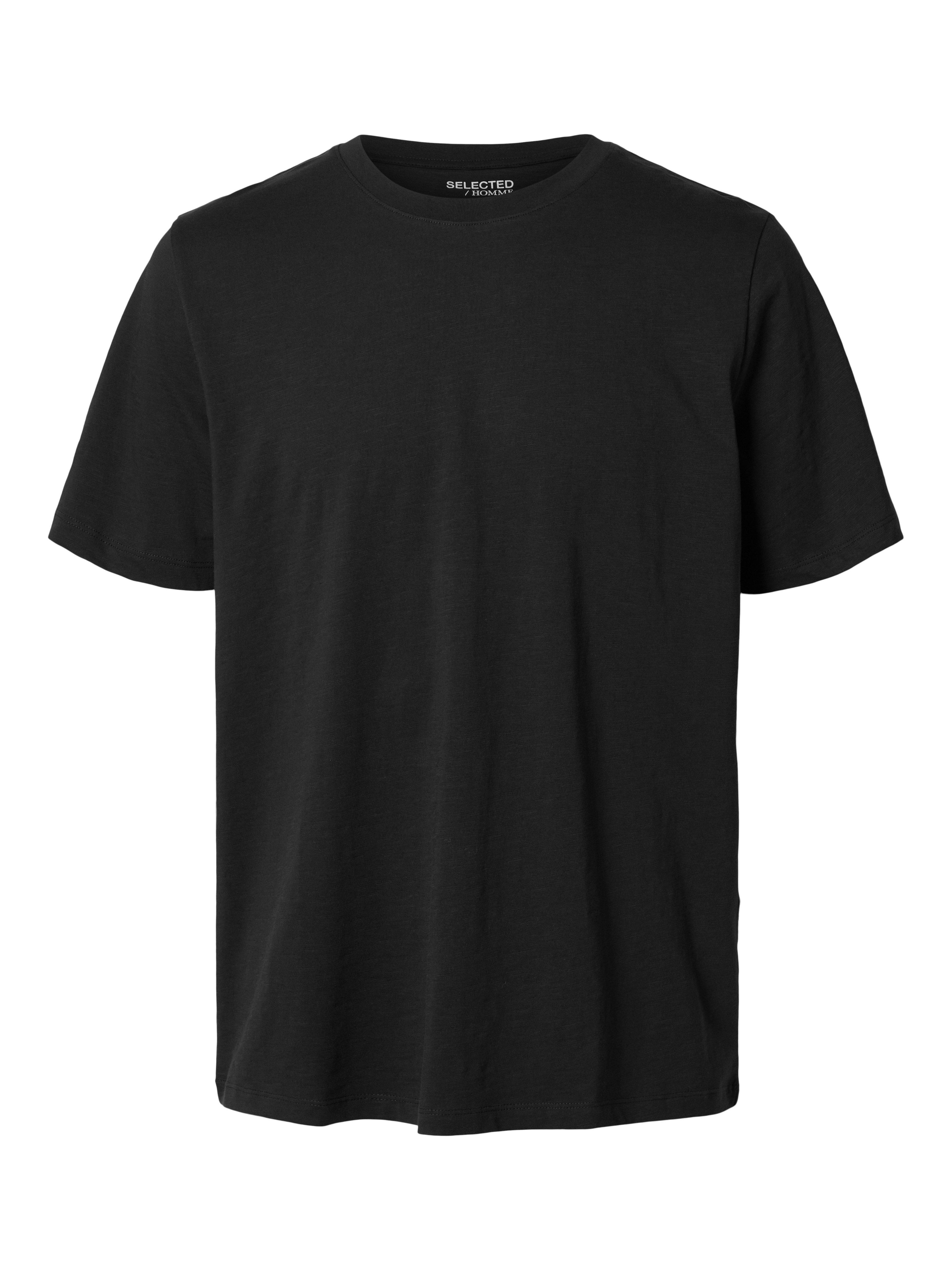 Kurzarmshirt SLHASPEN SLUB SS O-NECK