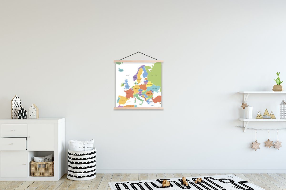 MuchoWow Poster Europa - Karte - günstig online kaufen
