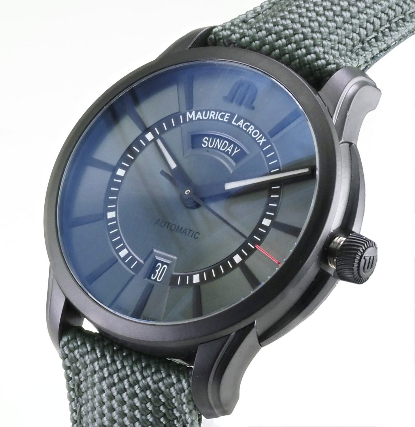 MAURICE LACROIX Automatikuhr Pontos Day Date Limited PT6358-DLB04-630-5 41 mm Ø Pontos Day Date, Limited of 1000