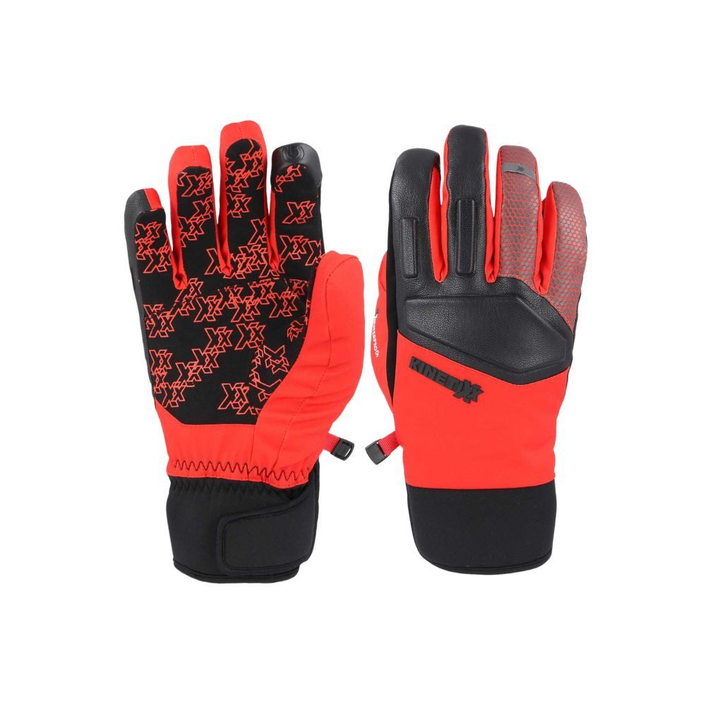 Kinetixx Skihandschuhe Kinder-Skihandschuh Billy Junior für kleine Pisten-Profis, KinetiXx (in blau oder rot) Grip, Atmungsaktiv, Kälteschutz, Winddicht, Touchscreen kompatibel