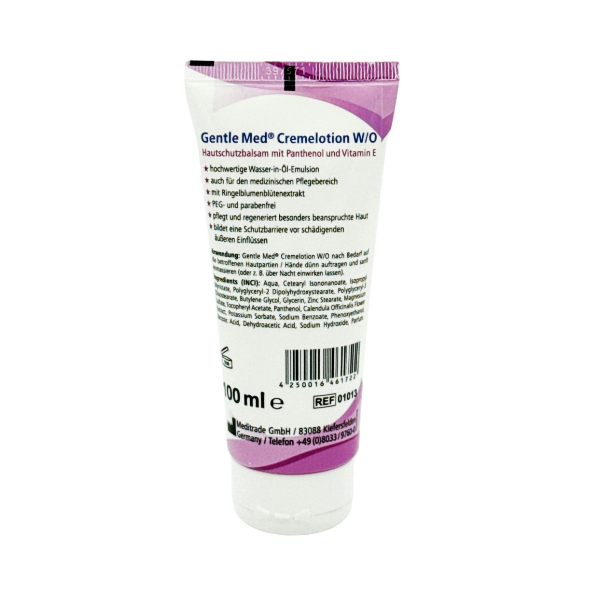 MediTrade Körperlotion Meditrade - Gentle Med® Cremelotion - Hautbalsam mit Panthenol (W/O), 1-tlg.
