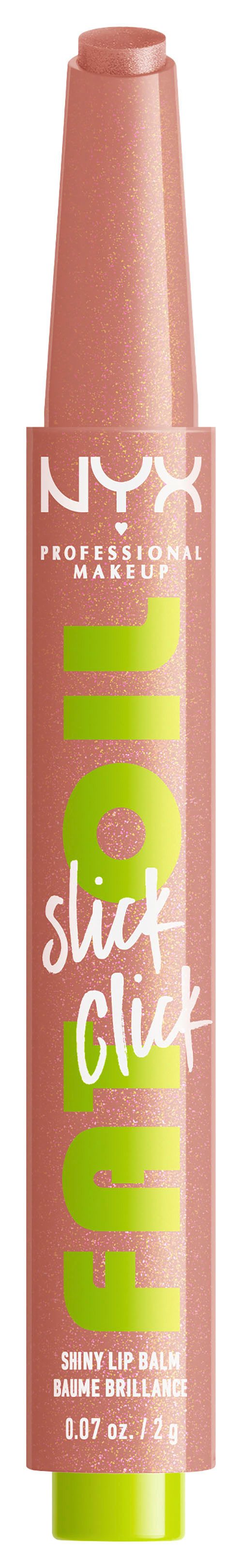 NYX PROFESSIONAL MAKEUP Lippenstift FAT OIL SLICK CLICK, leichter, aufbaubarer, pigmentierter Lip Balm