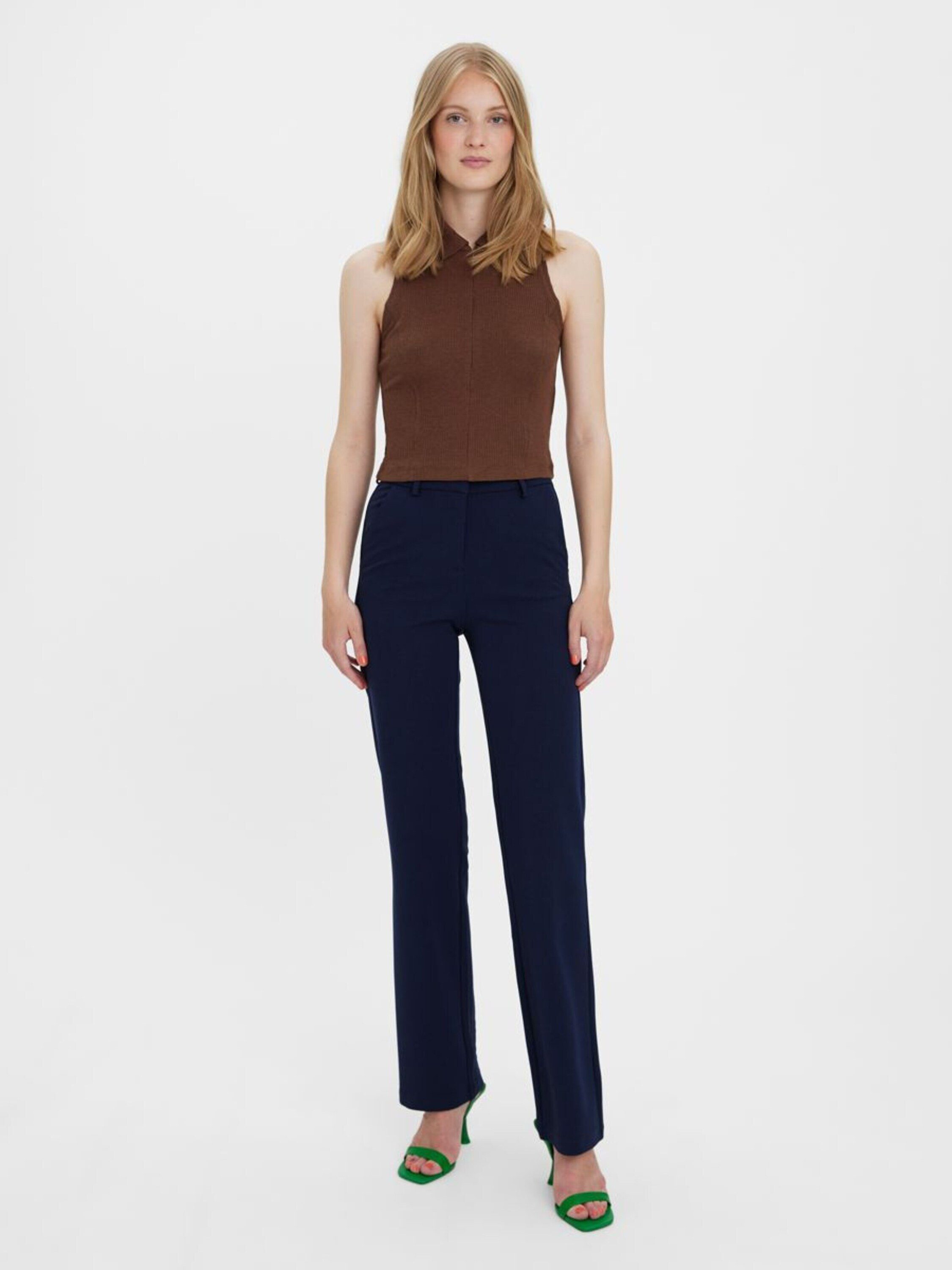 Vero Moda Stoffhose Zamira (1-tlg) Plain/ohne Details – Bild 4 von 5