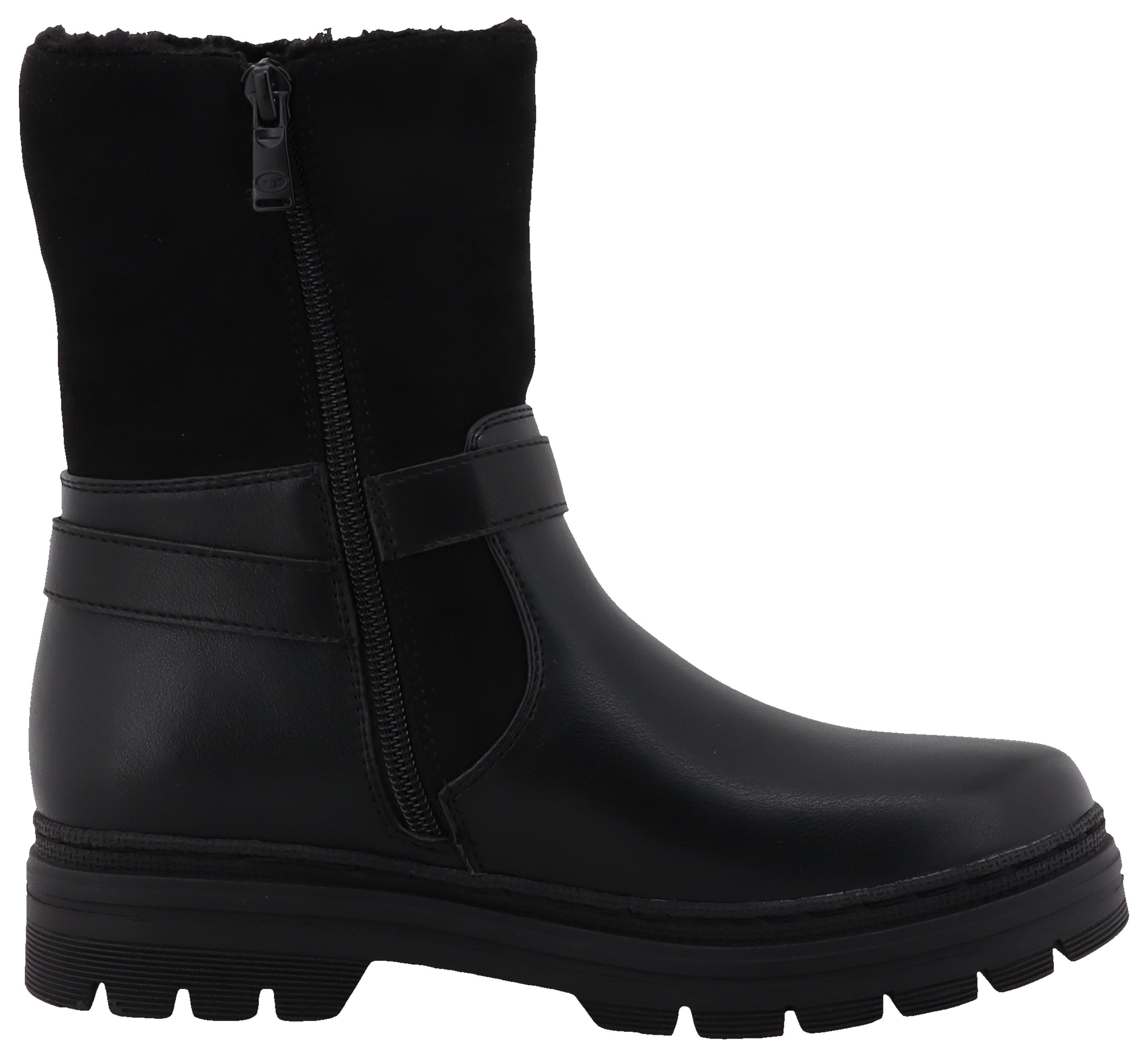 TOM TAILOR Winterstiefelette, Blockabsatz, Winterboots, Stiefelette günstig online kaufen