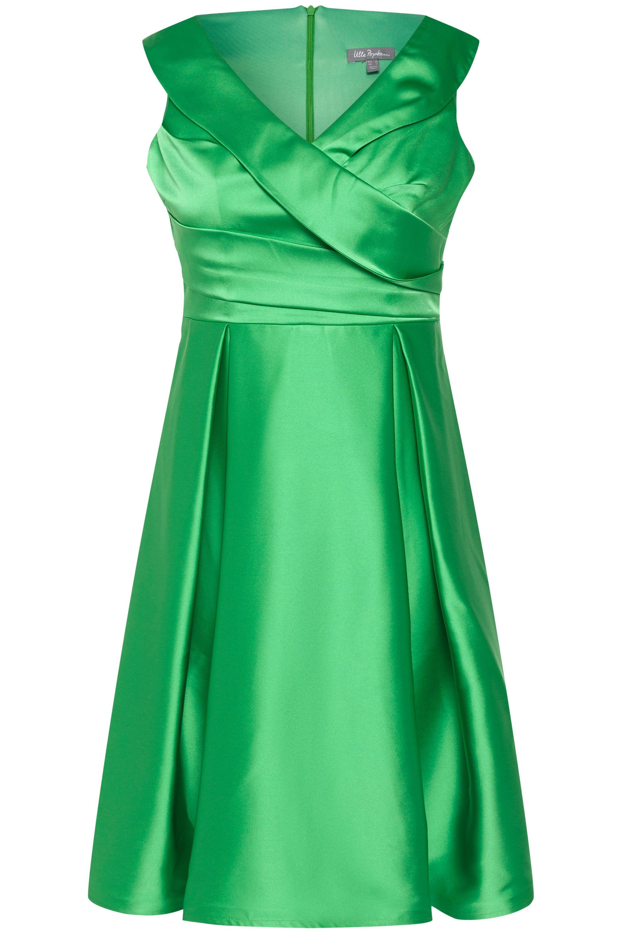 Ulla Popken Cocktailkleid Abendkleid A-Linie drapiert günstig online kaufen