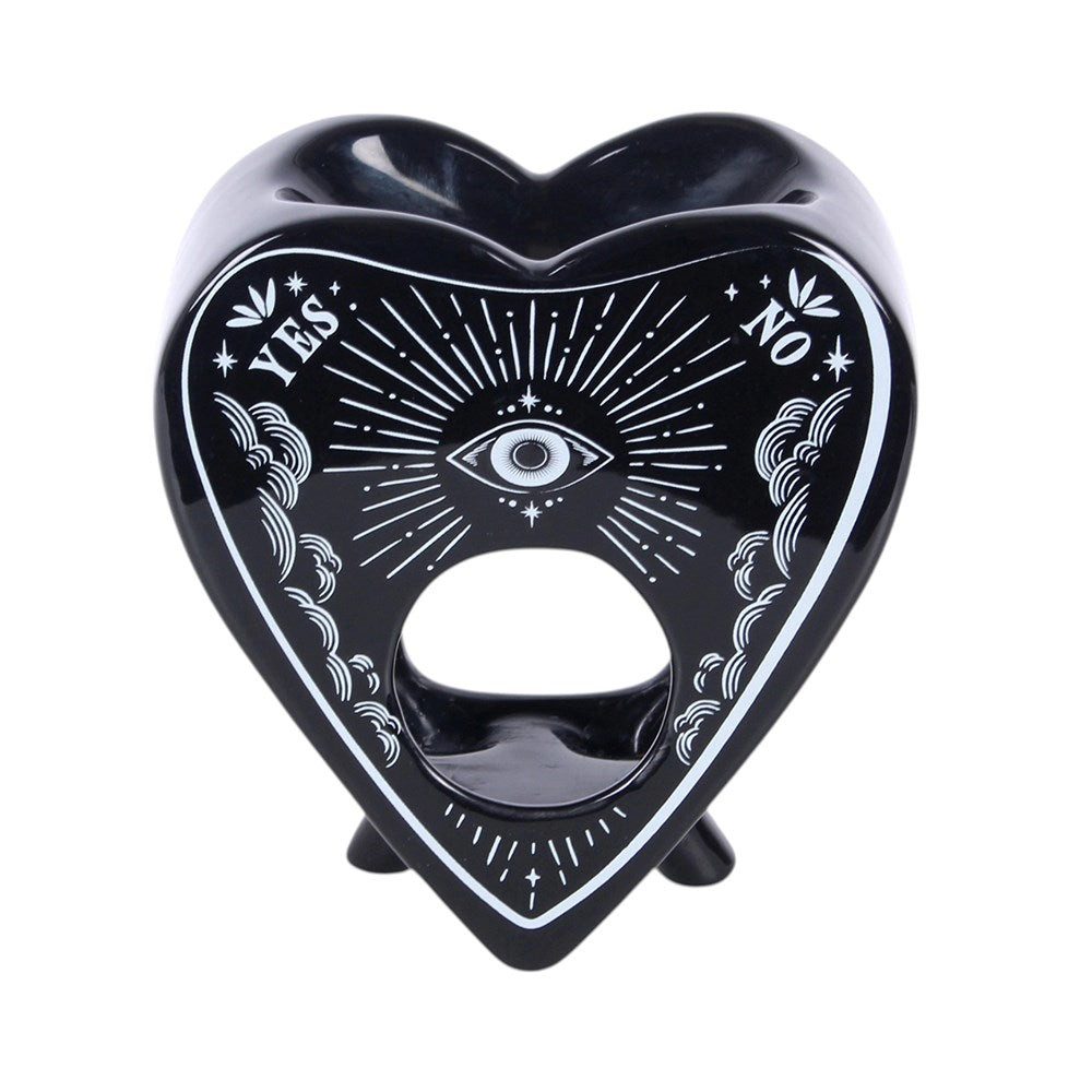 Something Different Duftlampe Gothic Duftlampe Spellbound Keramik Ouija Planchette Teelichthalter, Gothic Duftlampe Spellbound Keramik Ouija Planchette Teelichthalter