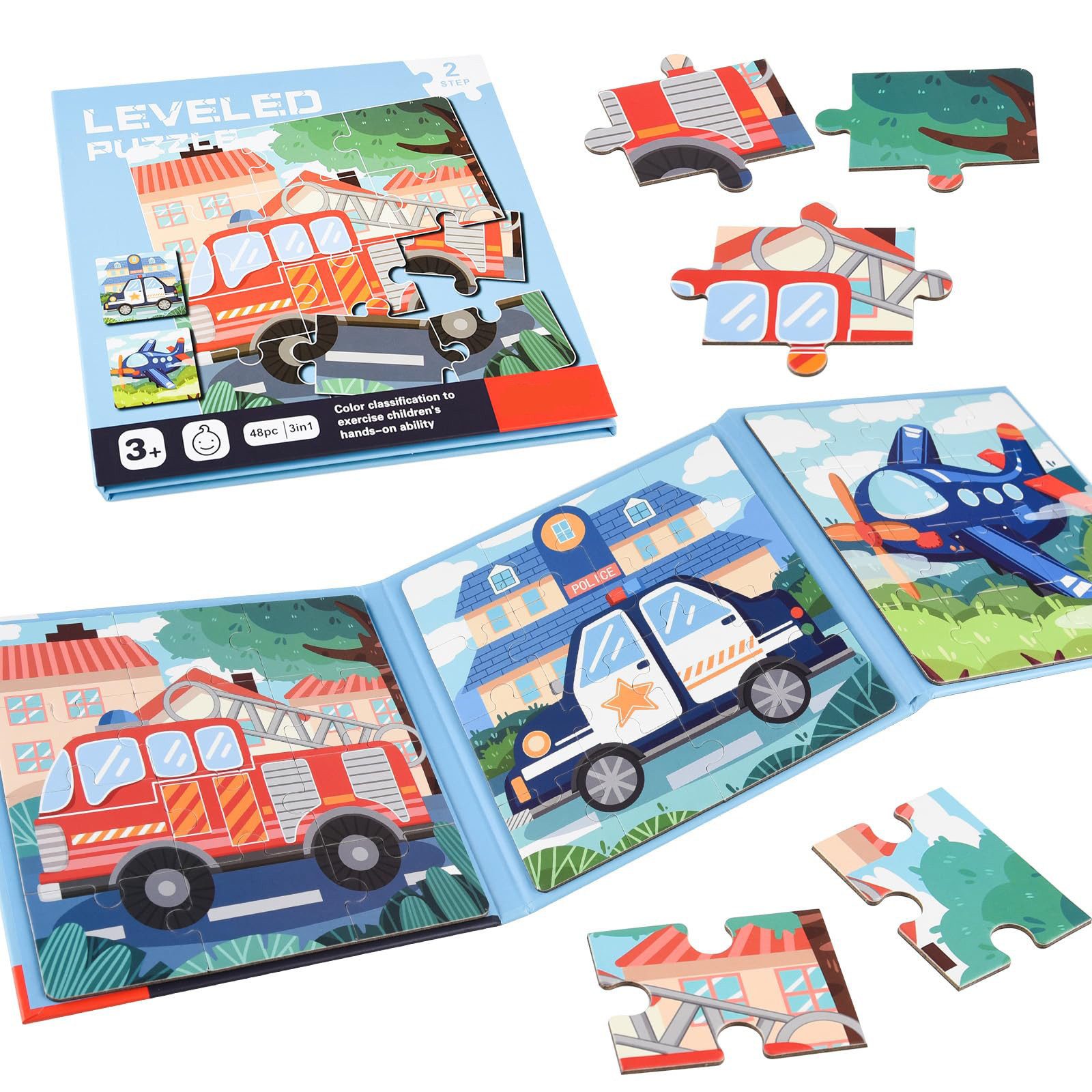 CLTYQ Steckpuzzle Magnetische Puzzle für Kinder, 25-30-42 Teile Kinderpuzzl günstig online kaufen