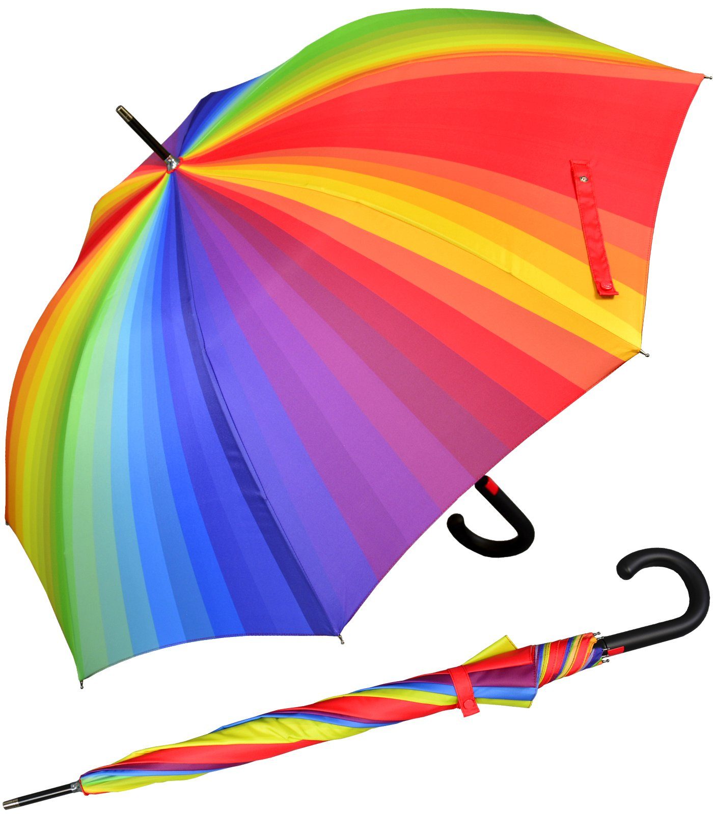 iX-brella Stockregenschirm Fiberglas, XL 110 cm groß, stabil, mit Automatik günstig online kaufen