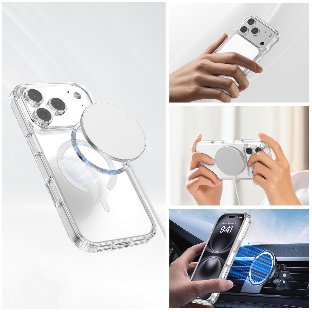 4smarts Handyhülle 3in1 Premium Starter Set, für iPhone 17 Pro Max