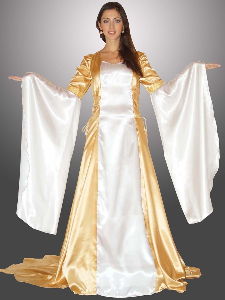 Maylynn Engel-Kostüm Engel Kostüm gold Eneye Mittelalter Kleid Engelskostüm