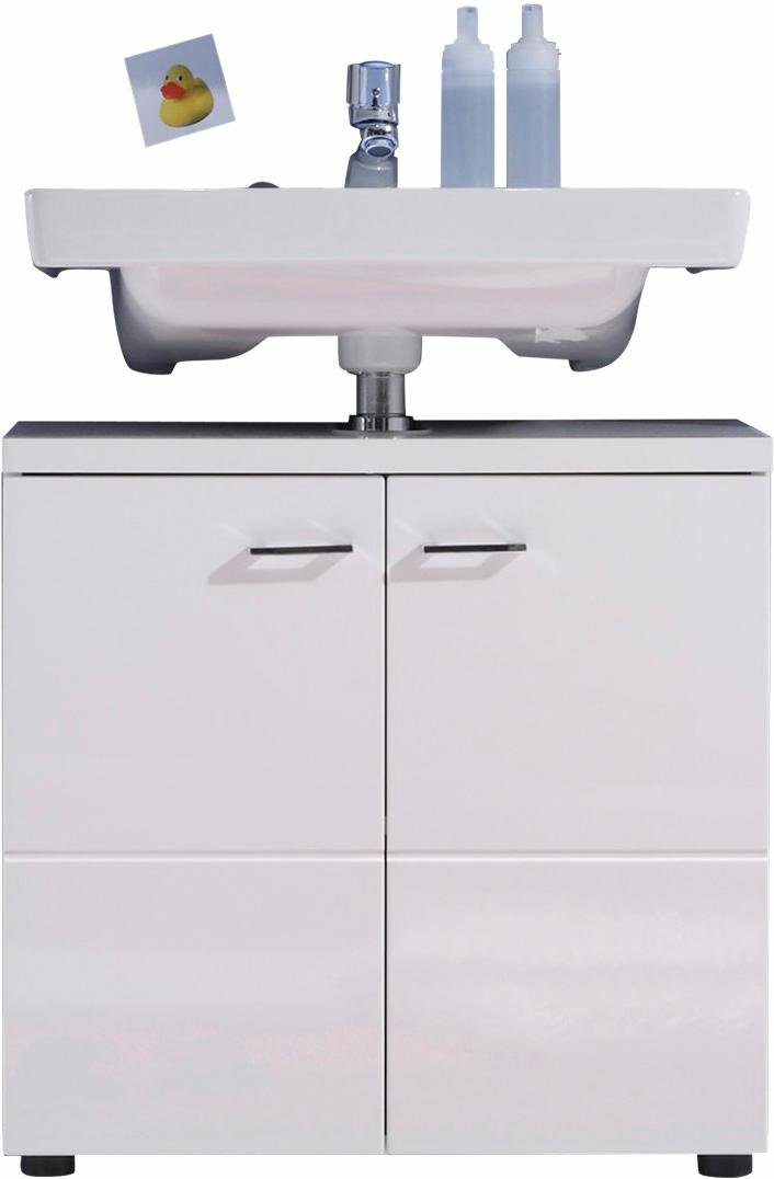 trendteam Waschbeckenunterschrank Nightlife Waschbeckenunterschrank mit 2 T günstig online kaufen