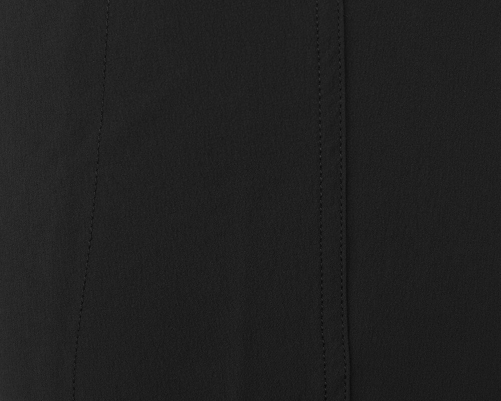 Bergson Outdoorhose REDWOOD schwarz pflegeleicht, vielseitig, Wanderhose, Langgrößen, Herren