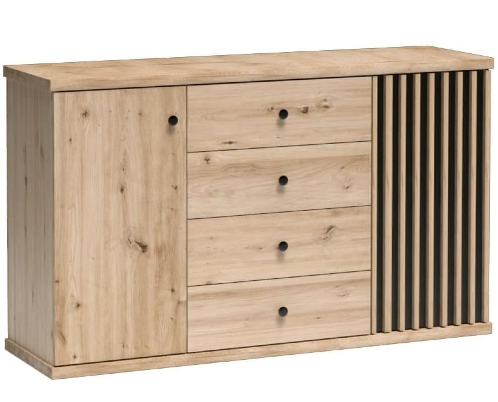 Marmex Möbel Kombikommode CALI 04 Sideboard Schubladenschrank mit Schubladen und Schranktüren