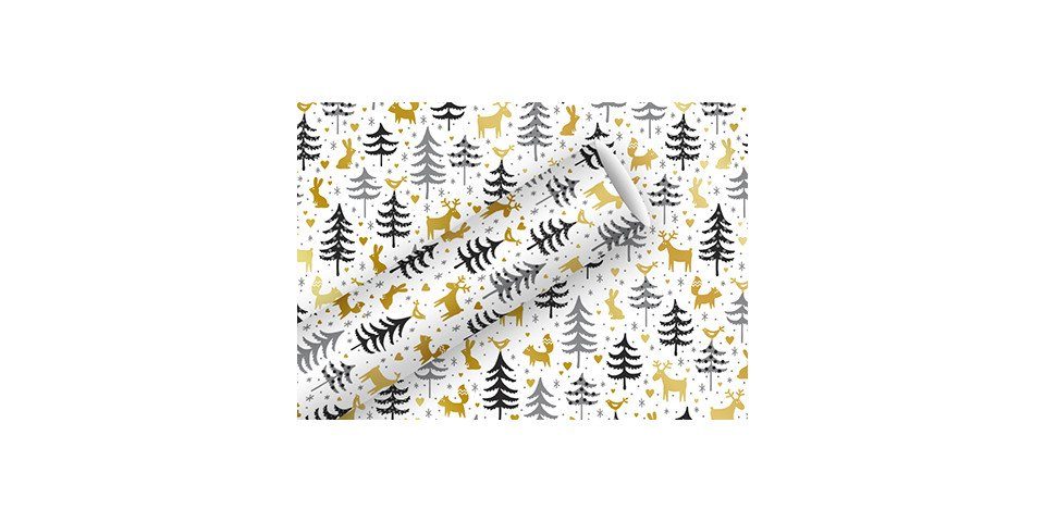 Braun+Company Atelier Geschenkpapier Braun & Company Geschenkpapier Forest Friends Alu