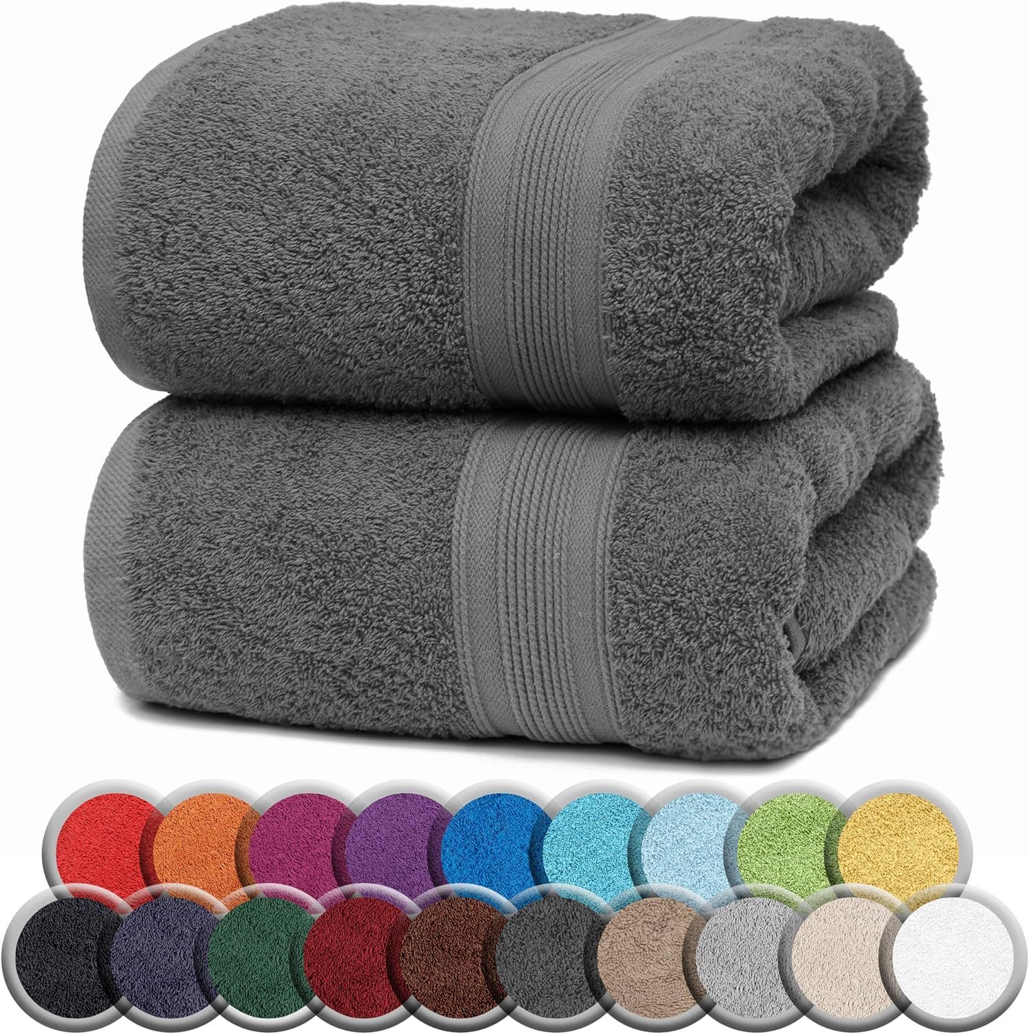 NatureMark Saunatuch Frottier Saunatücher 80x200cm, 100% Baumwolle (2-St), günstig online kaufen