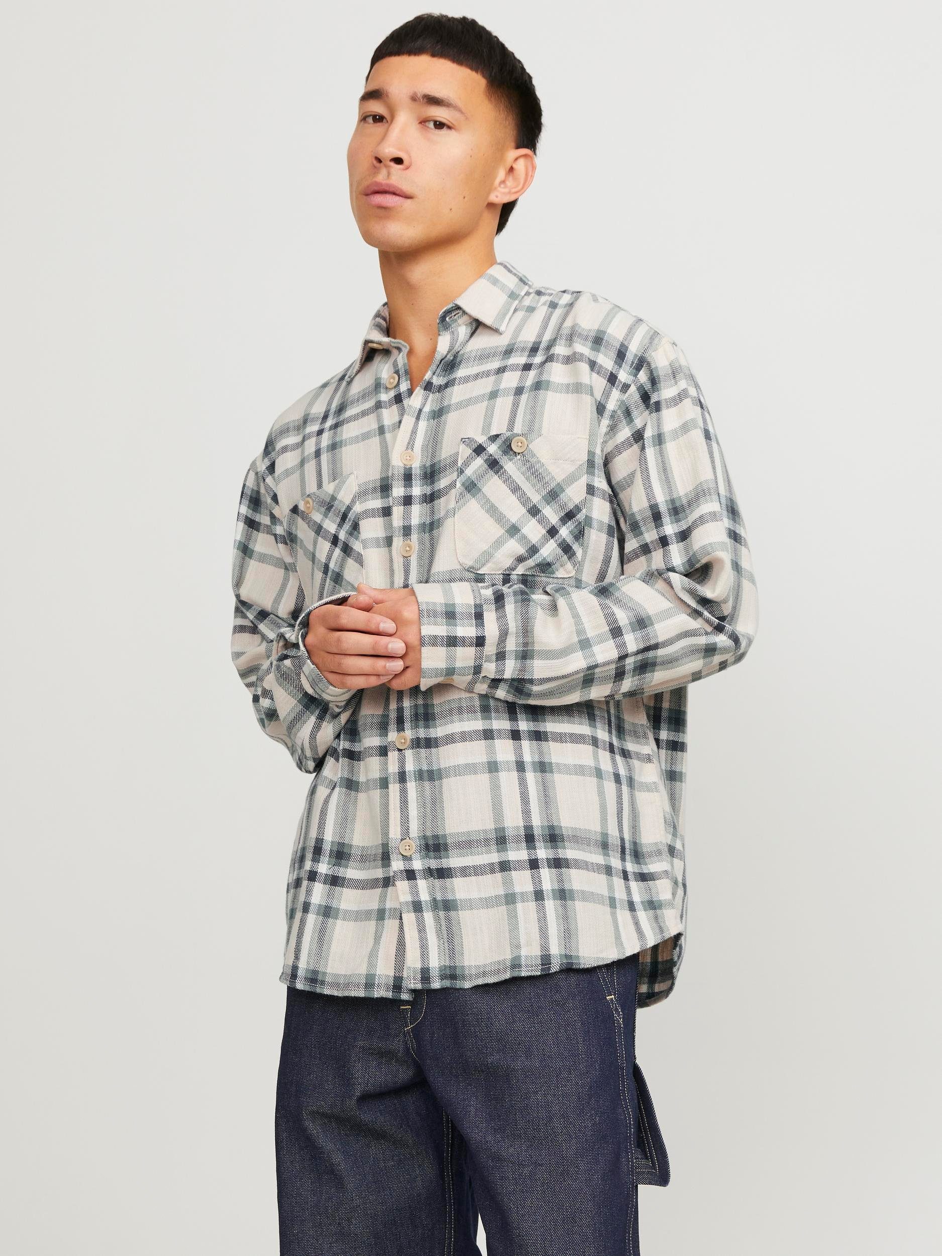 Jack & Jones Langarmhemd JJEMICHAEL OVERSHIRT günstig online kaufen