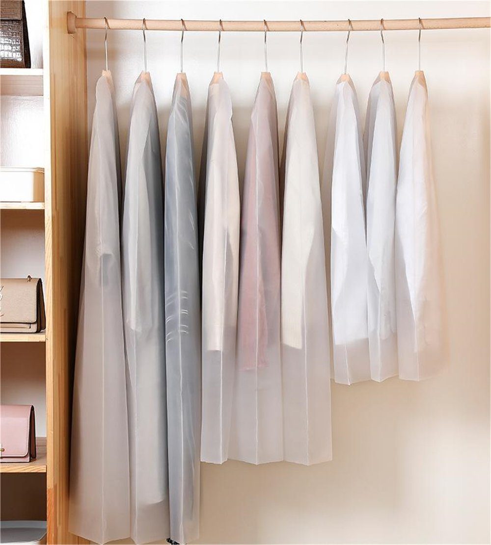 Rouemi Kleidersack Aufbewahrungsbeutel,Kleiderhülle wasserdichte Staubschutzhülle Anzüge (9 Stück) 60×80cm, 60×100cm, 60×120cm