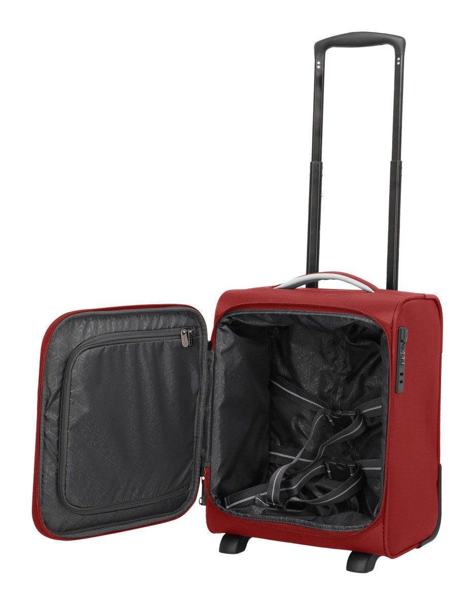 travelite Handgepäck-Trolley JETPACK Wings 2 Cabin Handgepäck Koffer, 2 Rollen, Weichgepäck, passend für Eurowings und viele gängige Airlines