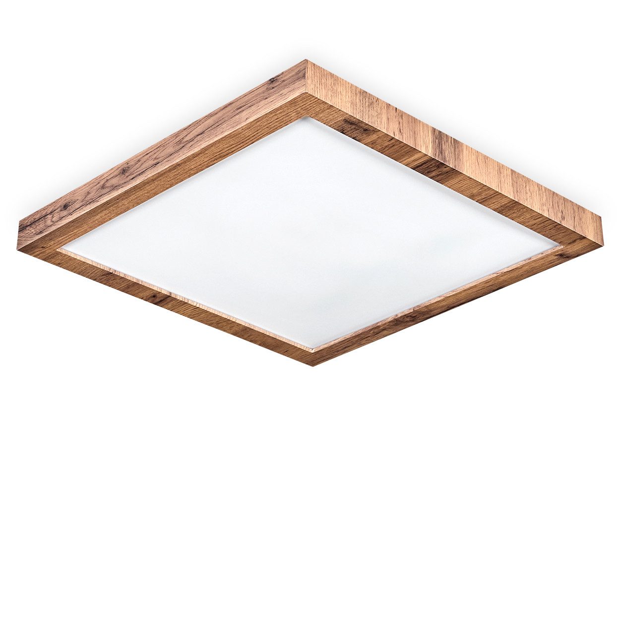 hofstein Deckenleuchte dimmbares Deckenpanel aus Metall/MDF günstig online kaufen