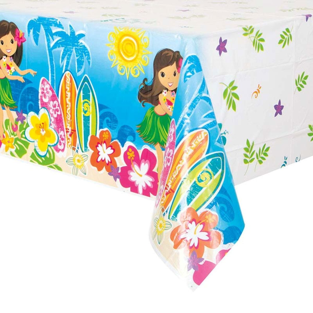 Unique Industries Inc. Tischdecke Tischdecke PVC HULA BEACH PARTY