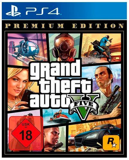Grand Theft Auto V (5) Premium Edition PS4 Spiel PlayStation 4