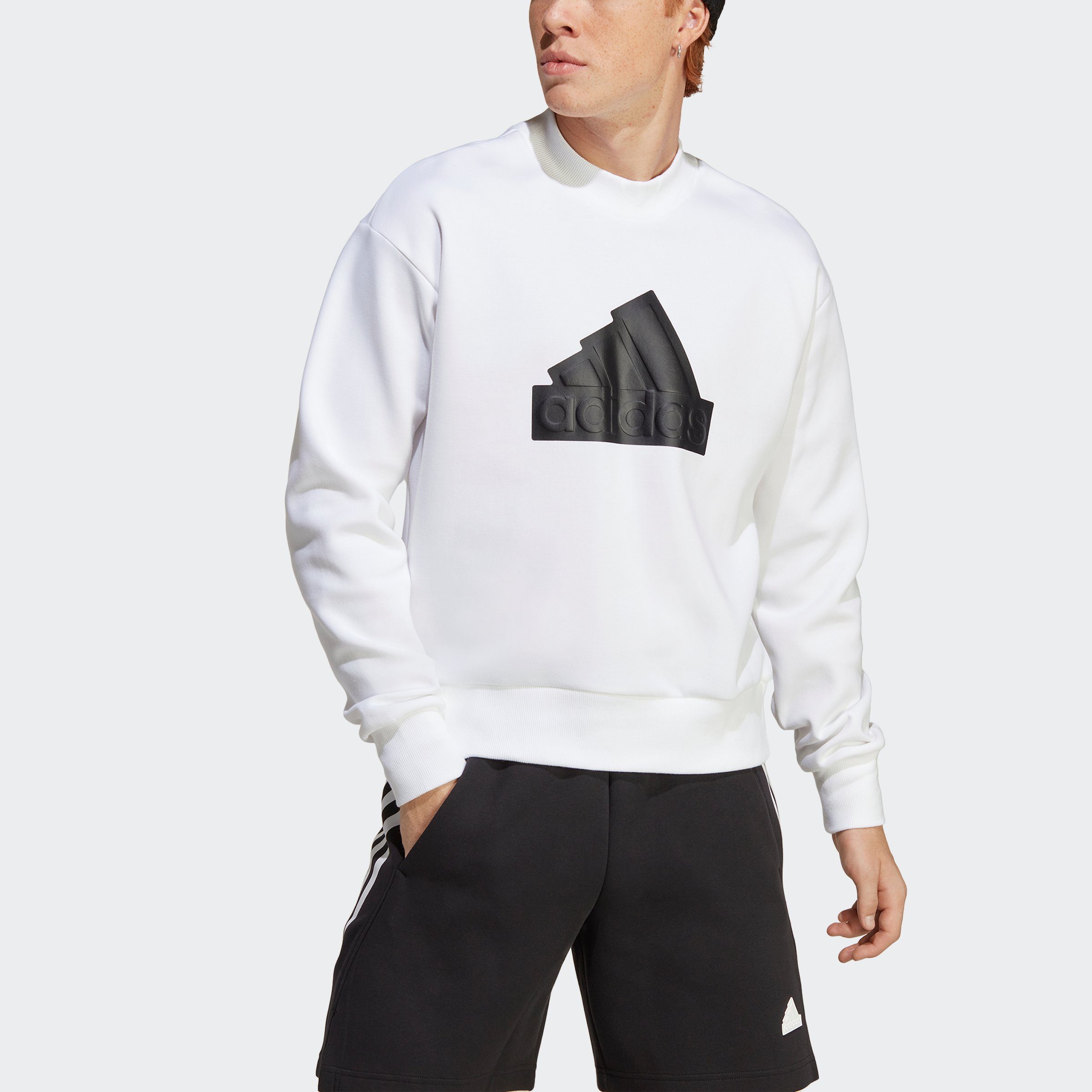 adidas Sportswear Sweatshirt FUTURE ICONS BADGE OF SPORT White / Black