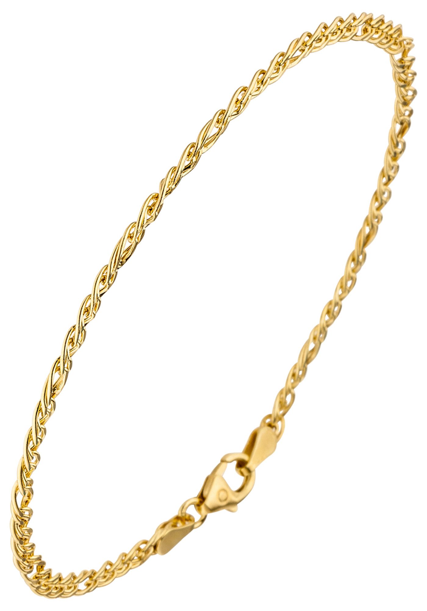 JOBO Goldarmband, Zwillings-Panzerarmband 585 Gold 19 cm günstig online kaufen