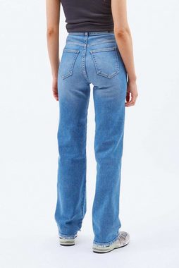 Dr. Denim Weite Jeans Moxy (1-tlg) Plain/ohne Details