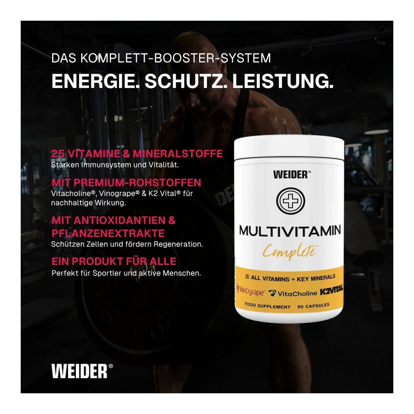 WEIDER® Weider Multivitamin Complete Kapseln