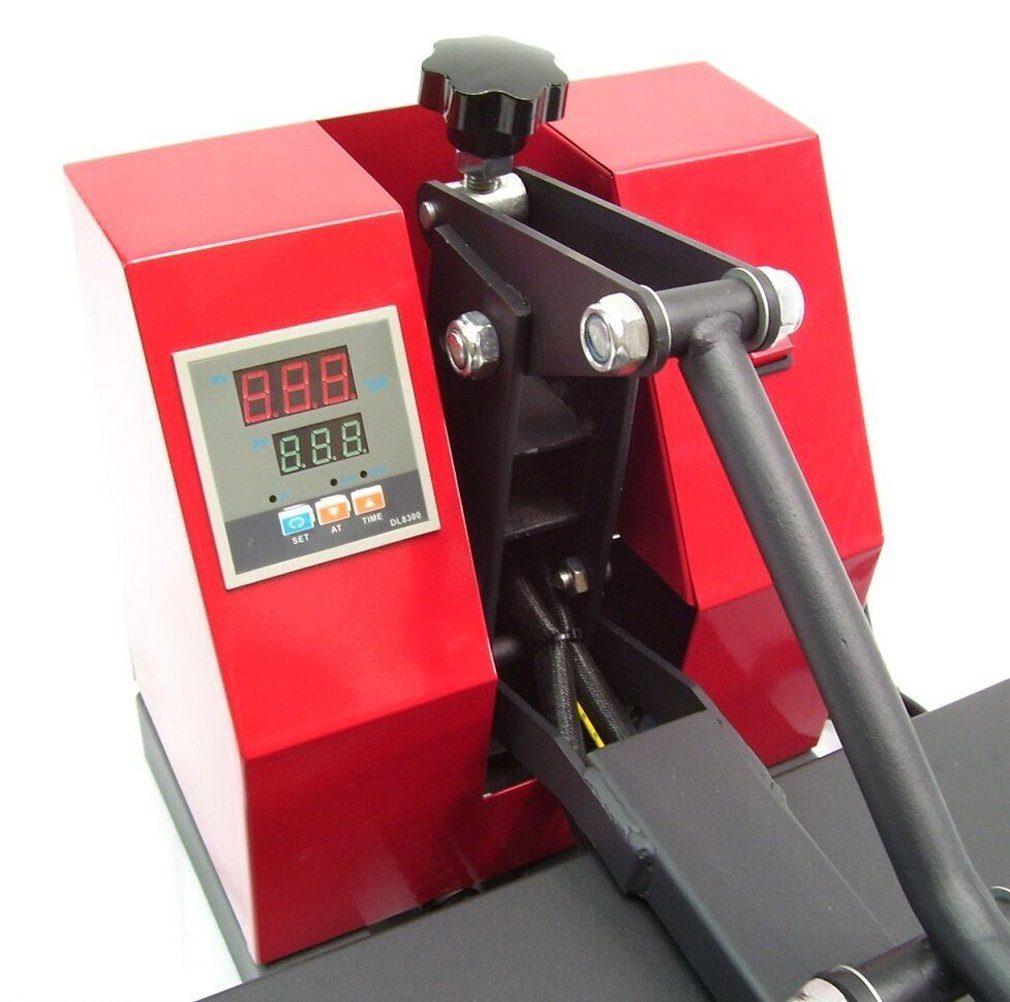 Apex Bügelsystem Transferpresse T-Shirt 60 x 40 cm 2800 W Textilpresse Bügelsystem