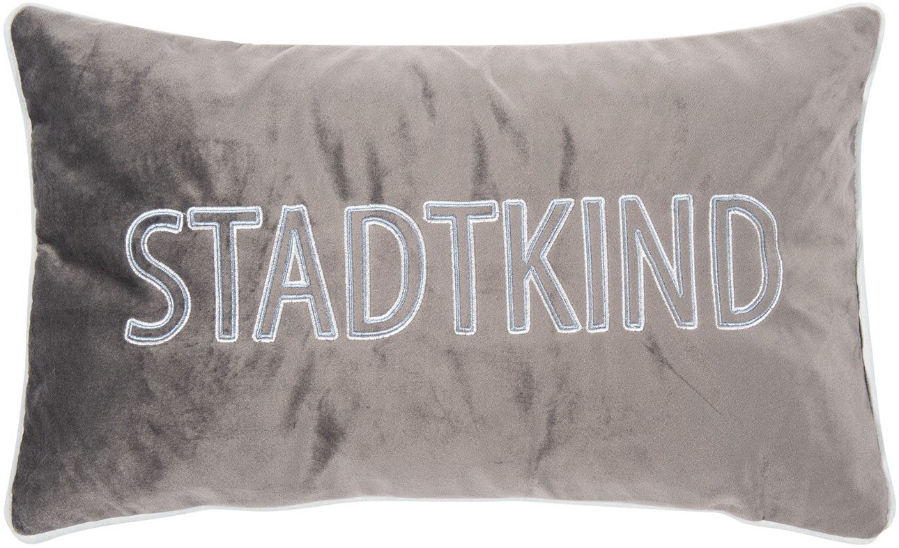 PAD Dekokissen LETTERS, Kissenhülle, Made in Europa, mit Schriftzug, verschiedene Größen, voller Energie und Individualität