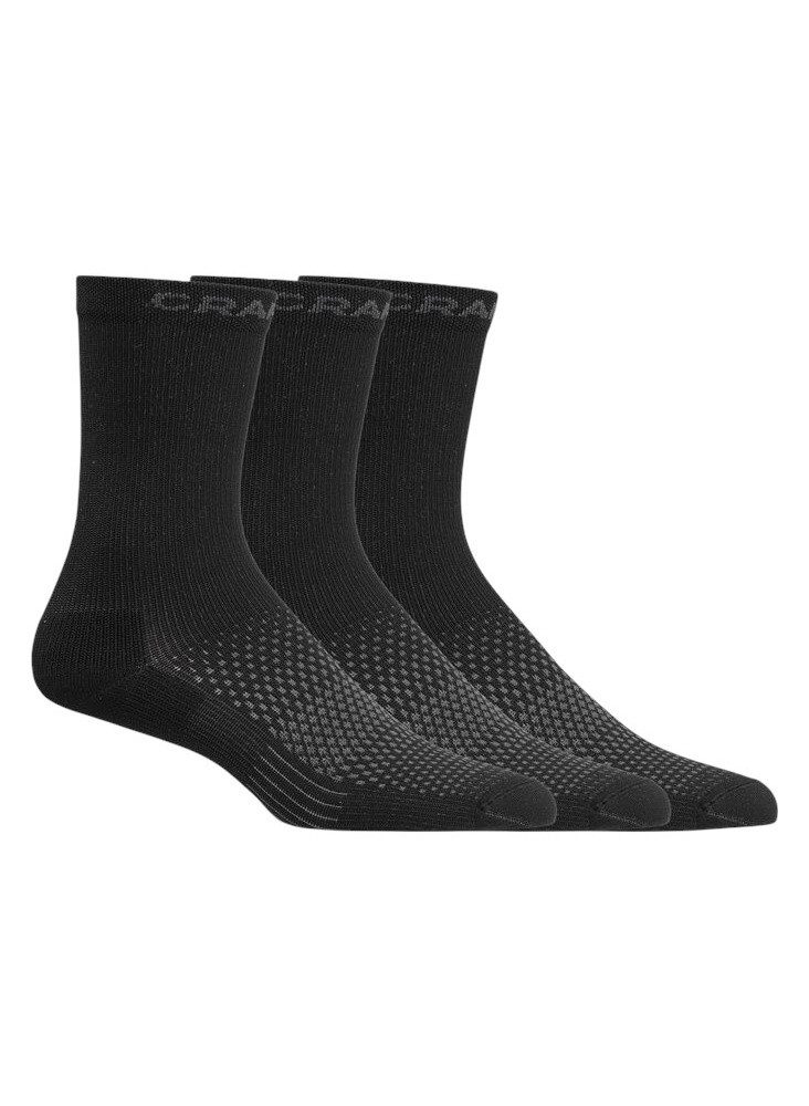 Craft Sportsocken Core Dry High (feuchtigkeitstransport) schwarz - 3 Paar