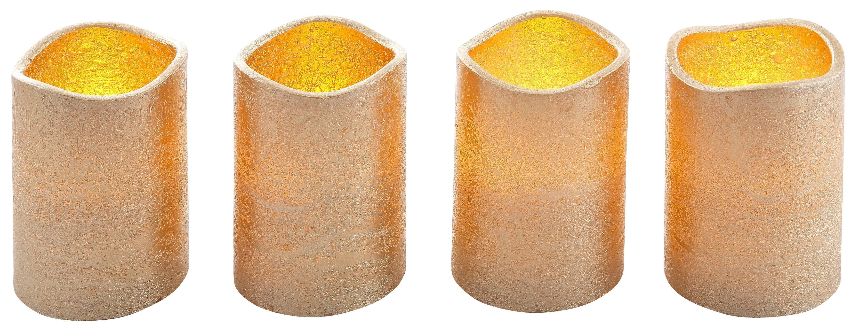 Leonique LED-Kerze Weihnachtsdeko (Set, 4-tlg) günstig online kaufen