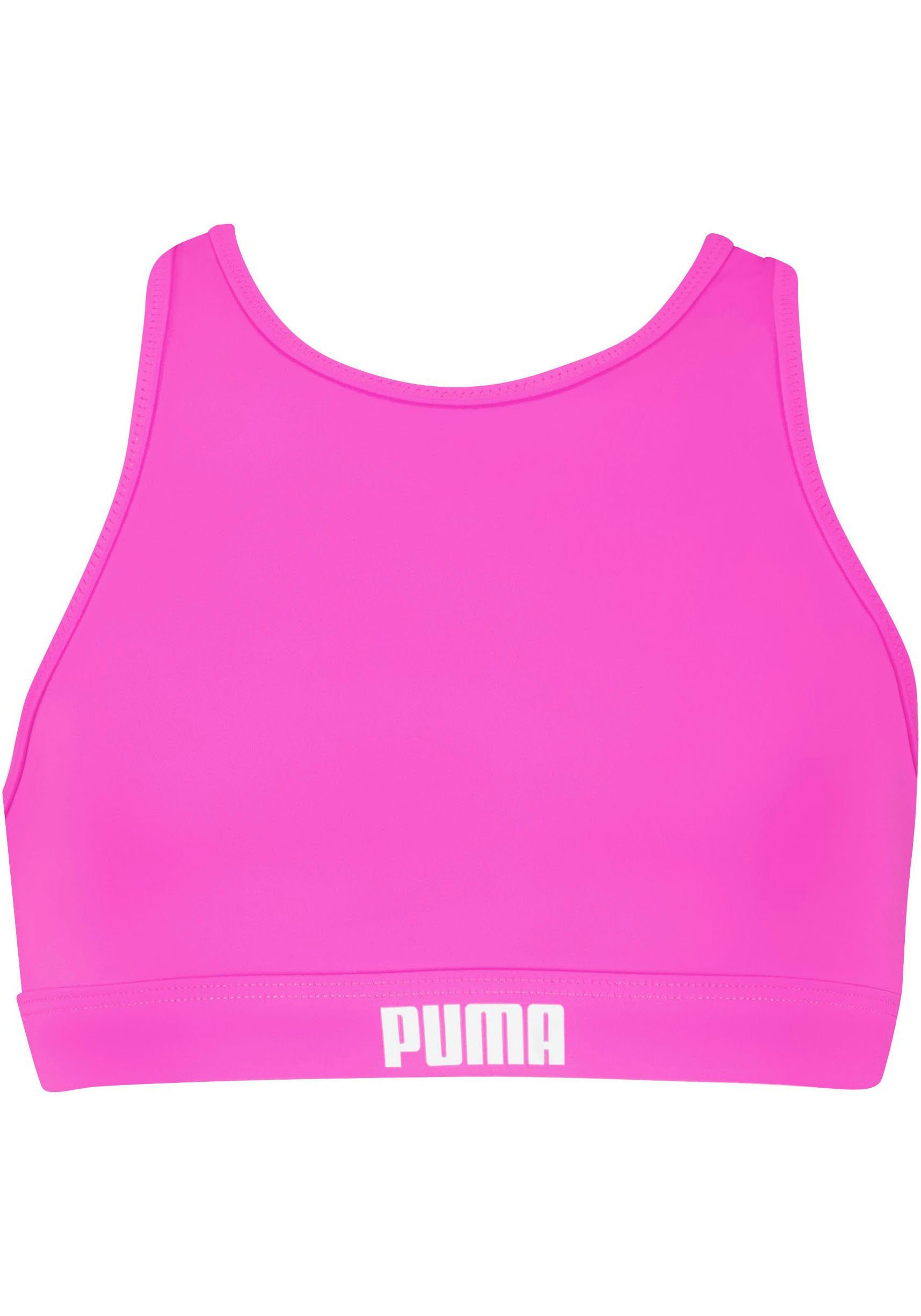 mit Racer-Rücken Bustier-Bikini (Set) PUMA Kinder-Swinwear