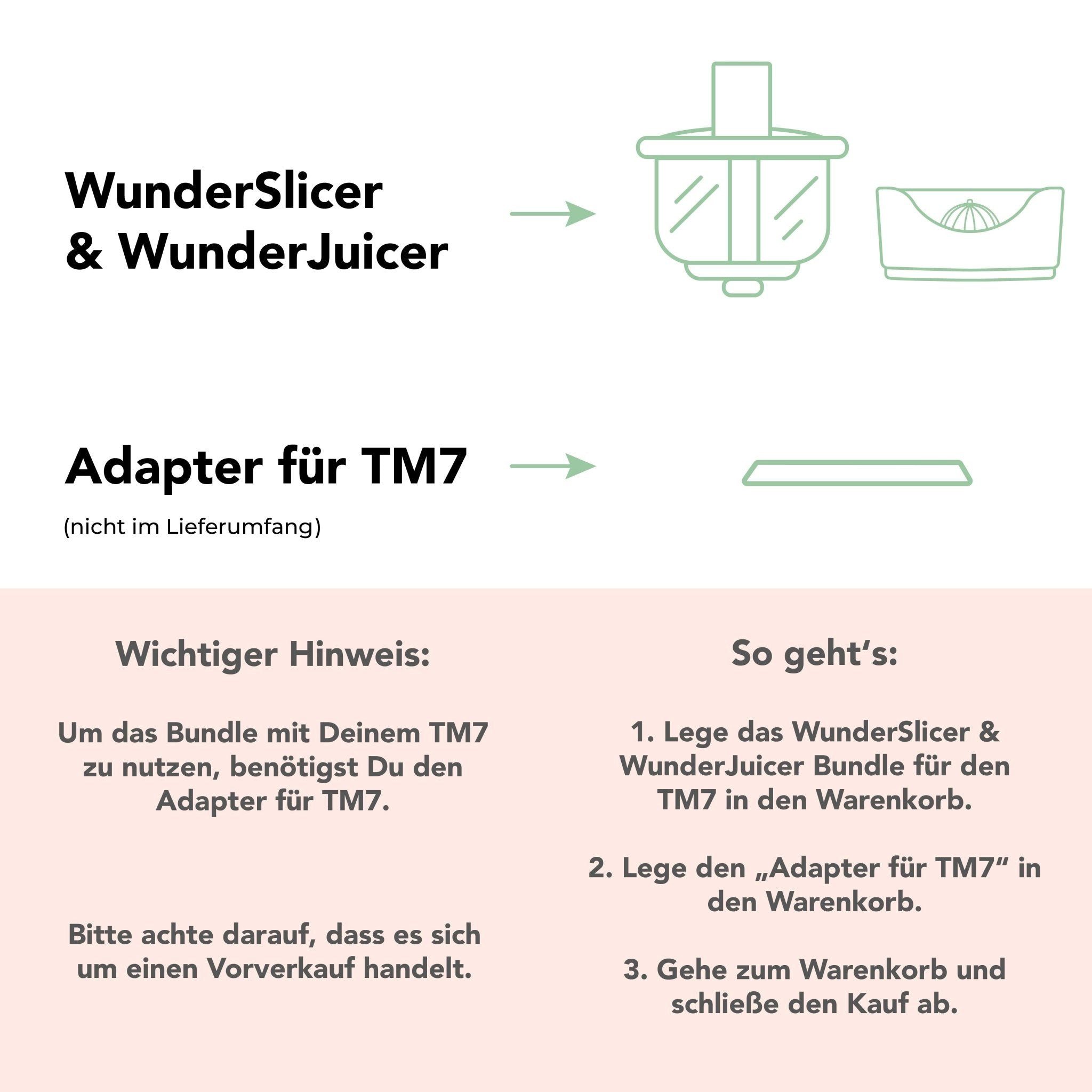 Wundermix Schneideaufsatz, Zubehör für TM7