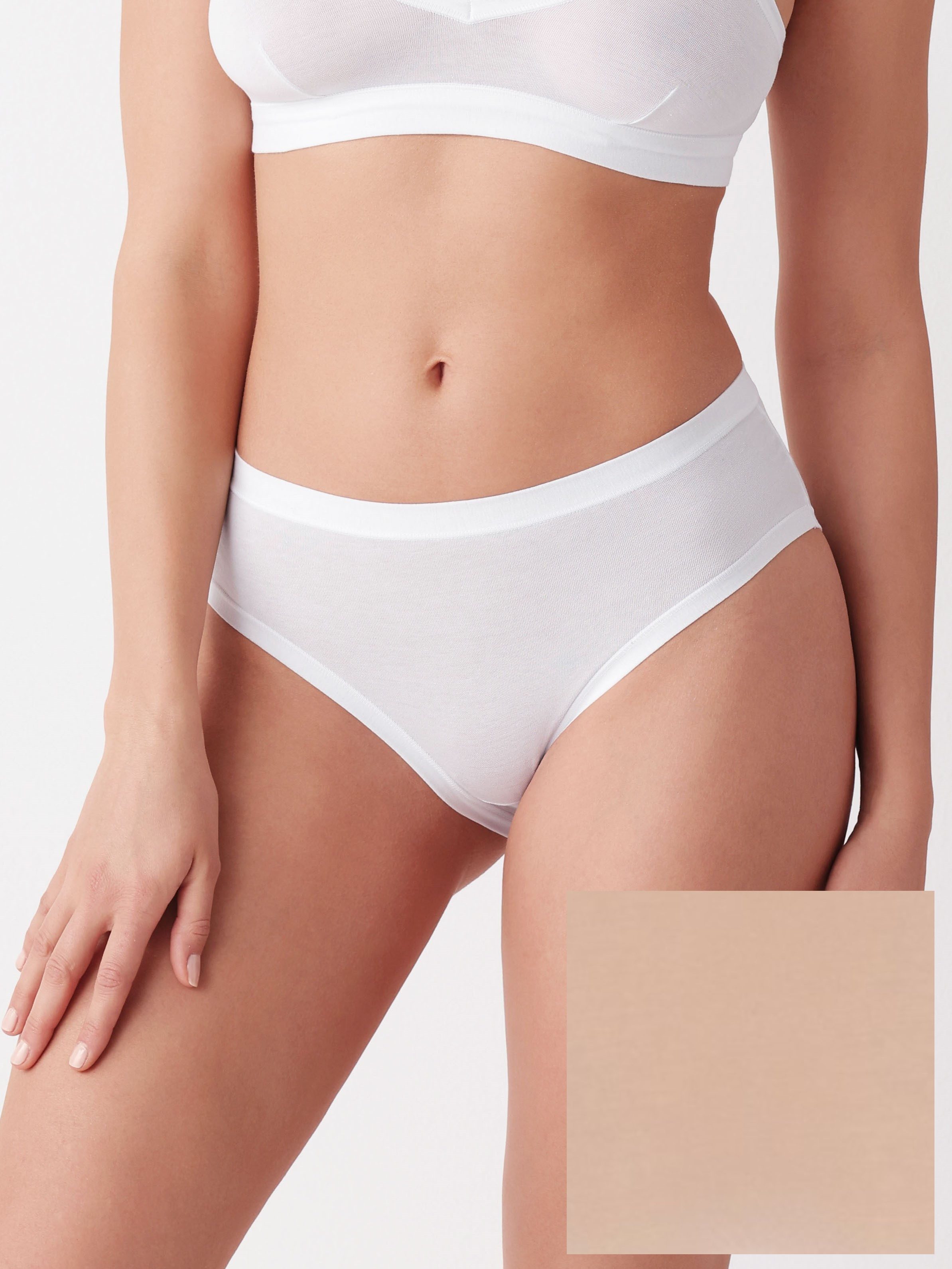 Cotonella Midislip COTONELLA 3363 Midi Slip DOPPELPACK 38-46 beige