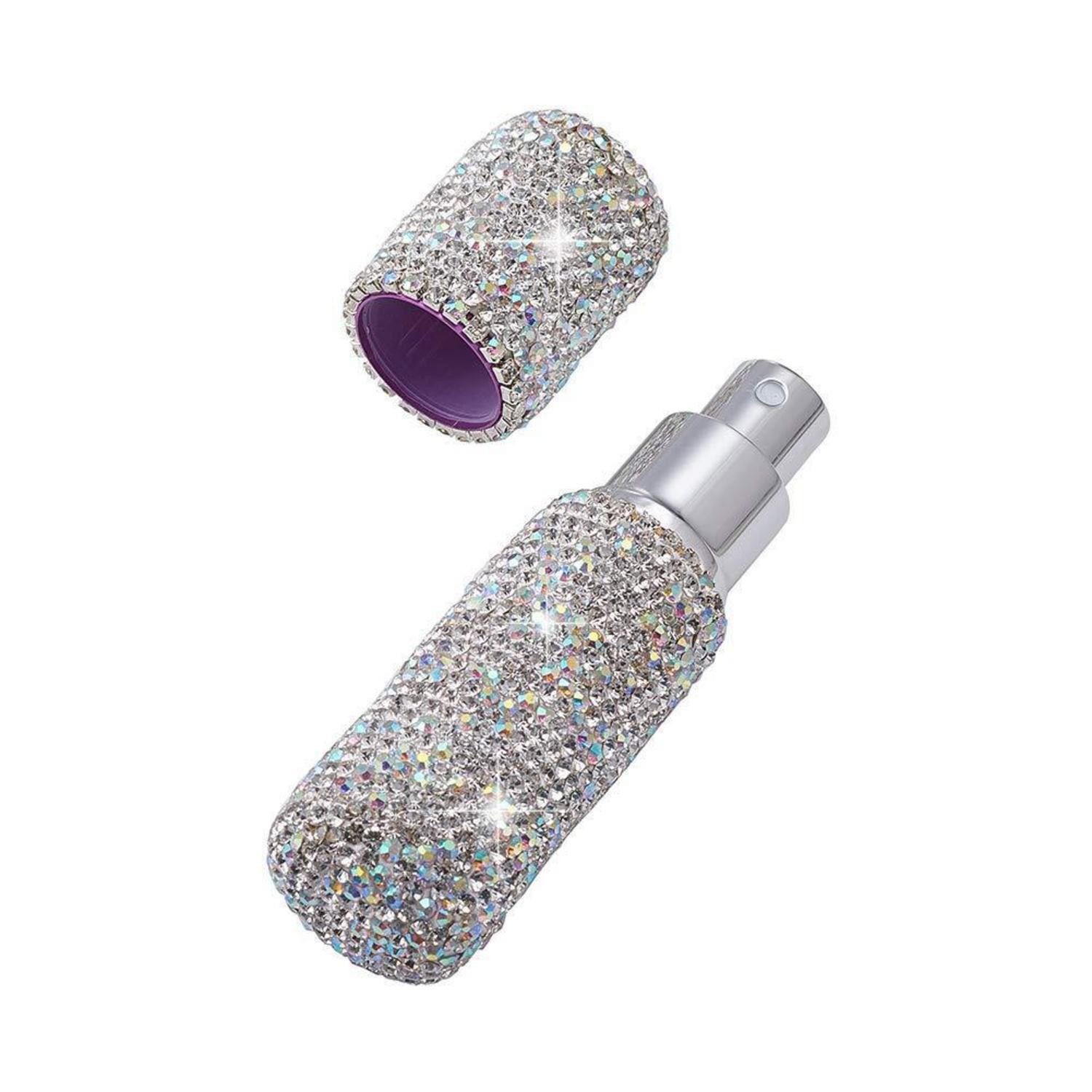 LuxusKollektion Parfümzerstäuber Parfümzerstäuber Glitzer Silber 10ml
