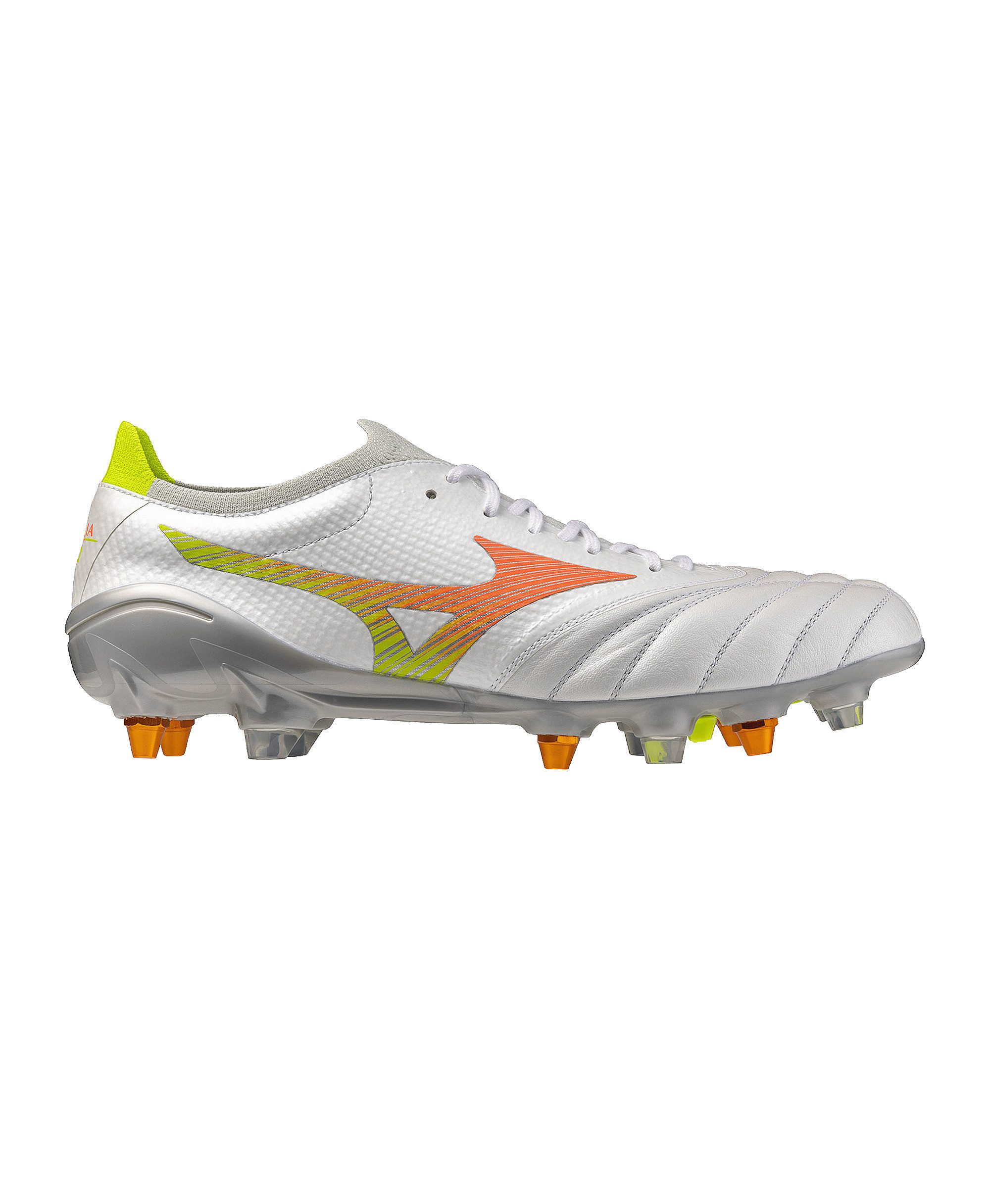 Mizuno Morelia Neo V B Elite Mix SG Prism Weiß Fußballschuh